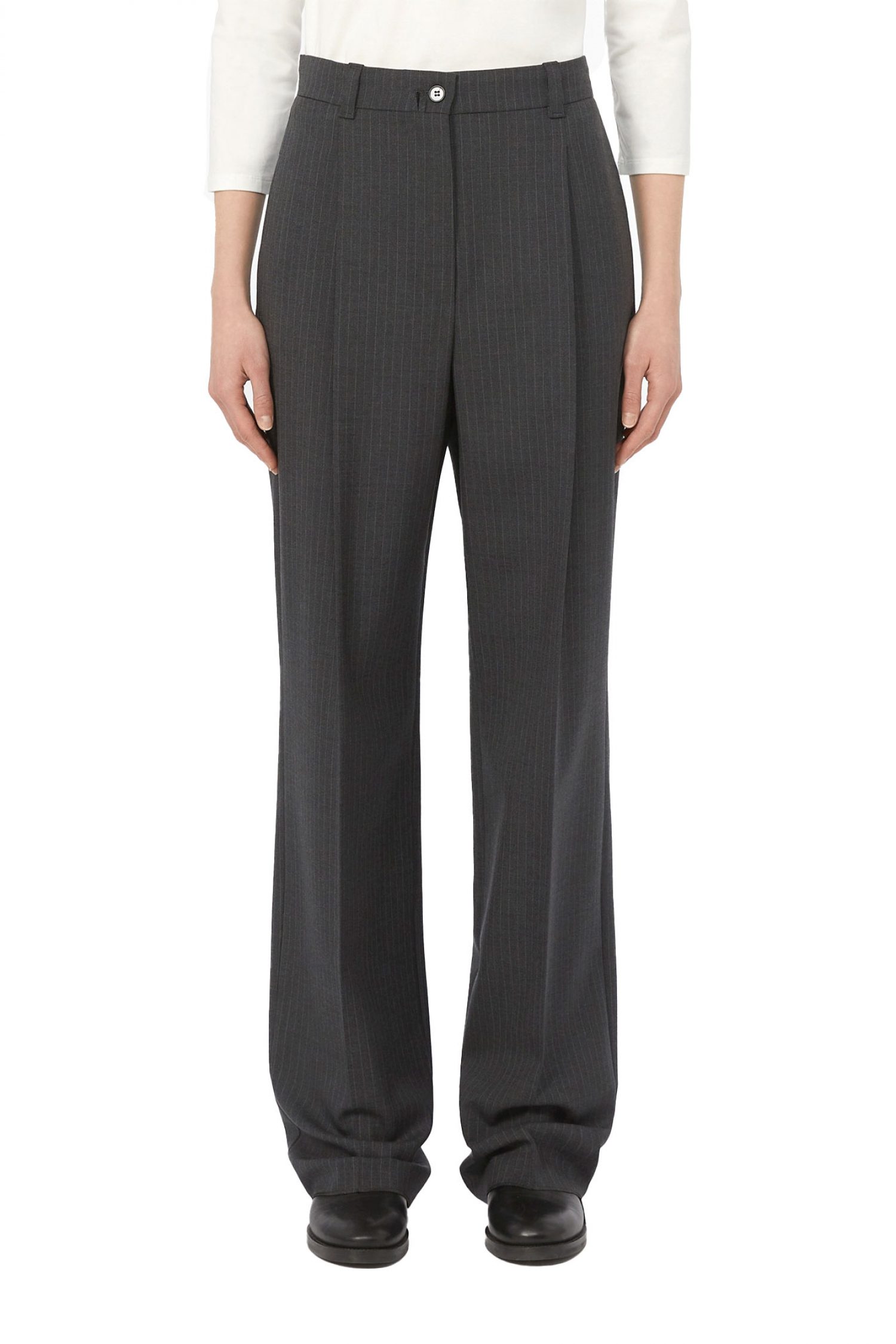 MAX MARA WEEKEND ΠΑΝΤΕΛΟΝΙ SALSA ΡΙΓΕ ΠΙΕΤΑ ΤΣΕΠΕΣ ΣΚΟΥΡΟ ΓΚΡΙ