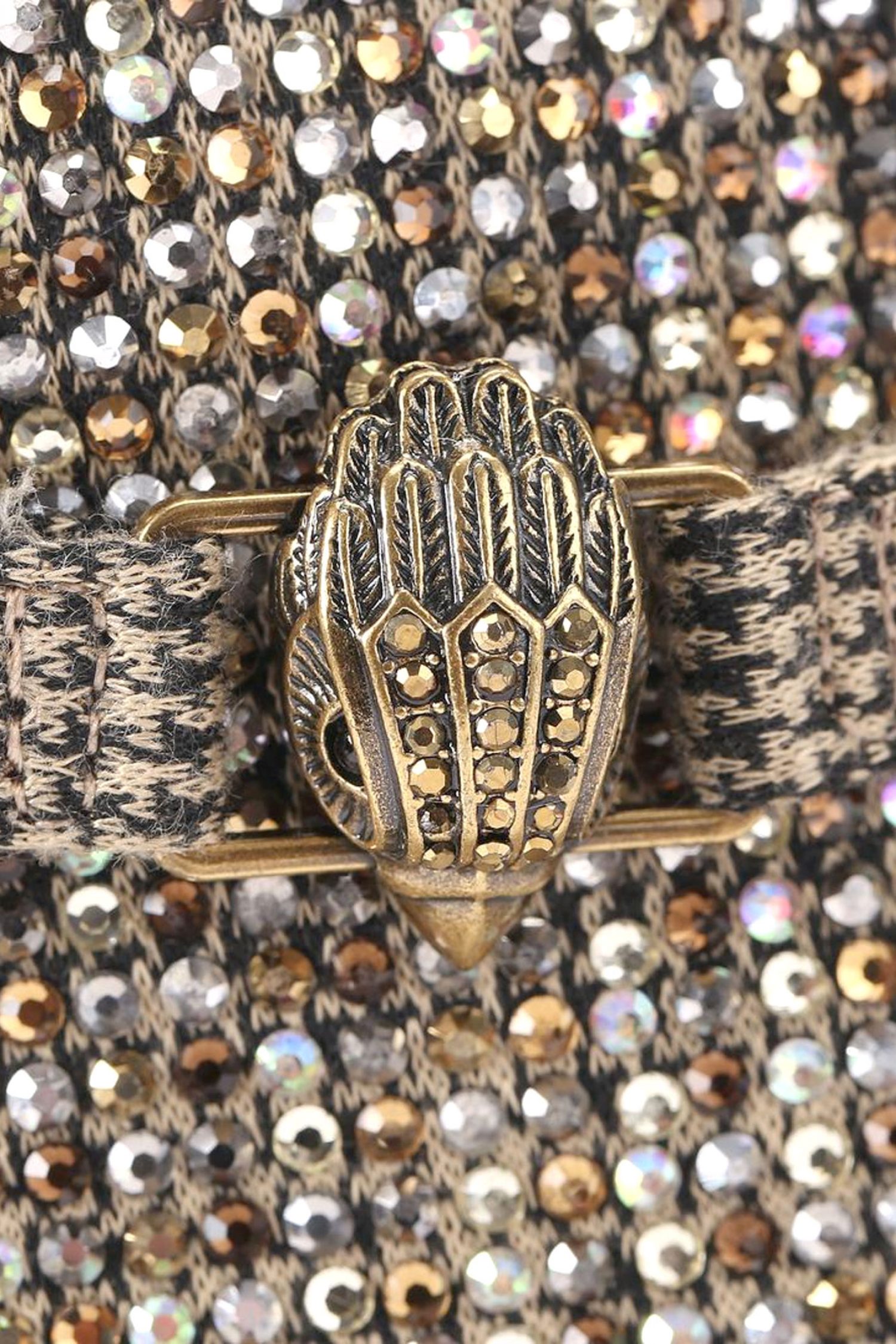 KURT GEIGER ΠΑΠΟΥΤΣΙΑ MΠΟΤΑΚΙΑ KENSINGTON ANKLE BOOT ΣΤΡΑΣ LOGO ΜΠΕΖ ΧΡΥΣΟ φωτογραφία