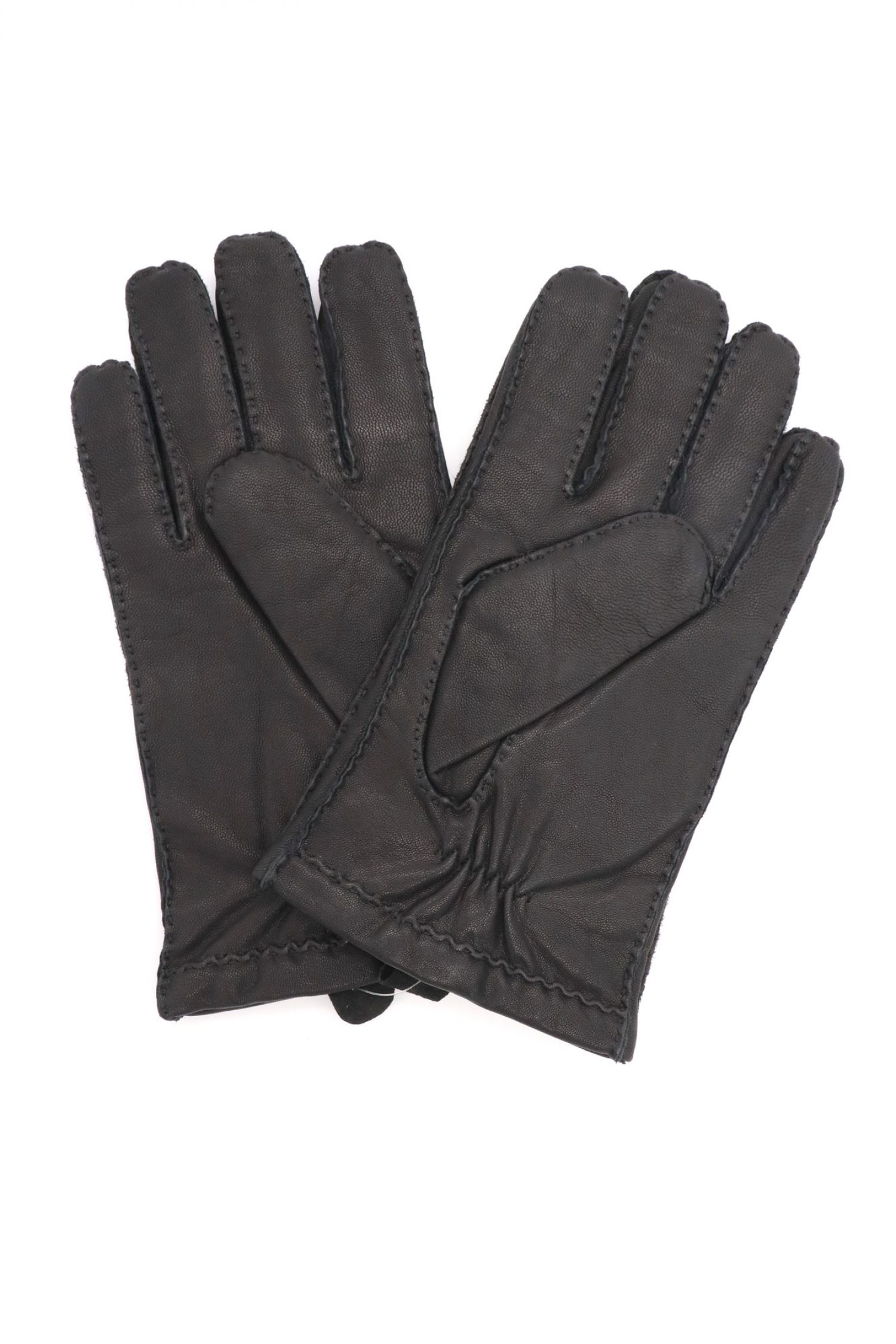 BOSS ΓΑΝΤΙΑ ΔΕΡΜΑ LOGO ΜΕΤΑΛΛΙΚΟ ΜΑΥΡΟ φωτογραφία