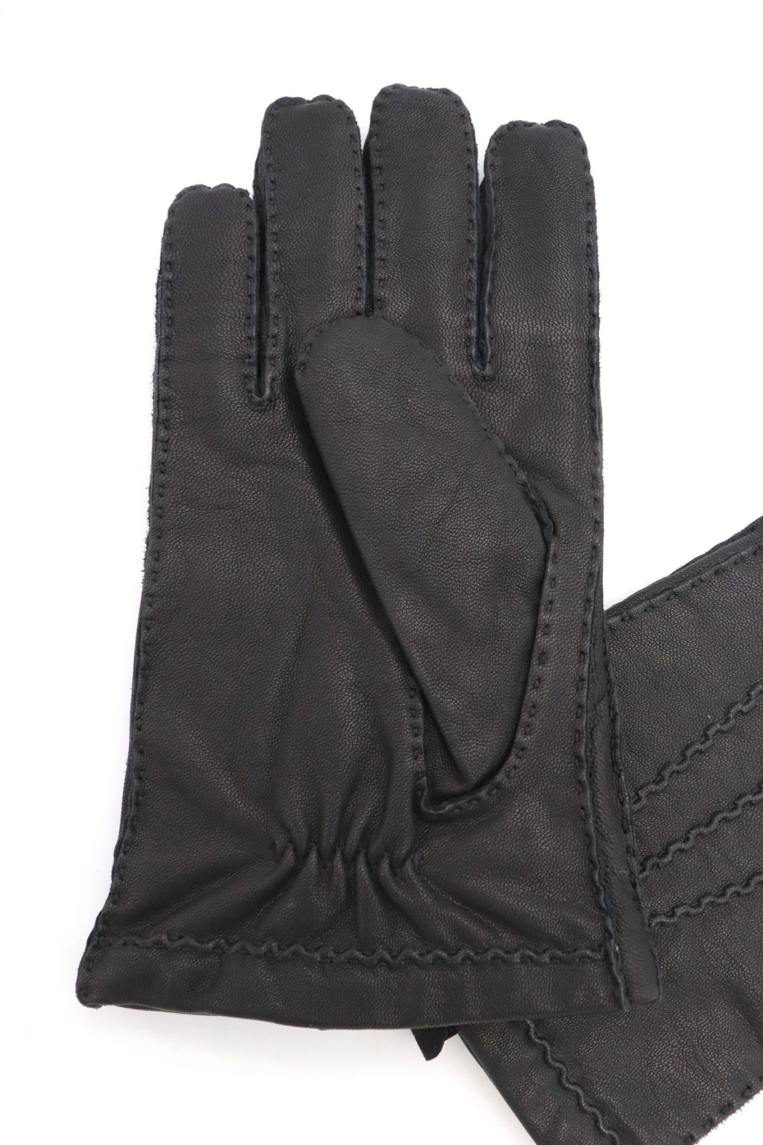 BOSS ΓΑΝΤΙΑ ΔΕΡΜΑ LOGO ΜΕΤΑΛΛΙΚΟ ΜΑΥΡΟ φωτογραφία