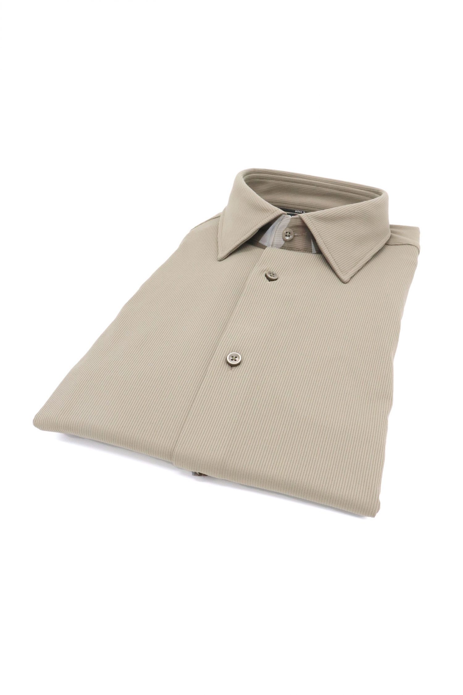 BOSS PERFORMANCE ΠΟΥΚΑΜΙΣΟ ΚΟΤΛΕ SLIM FIT P-HANK-KENT-C1-222 ΧΑΚΙ