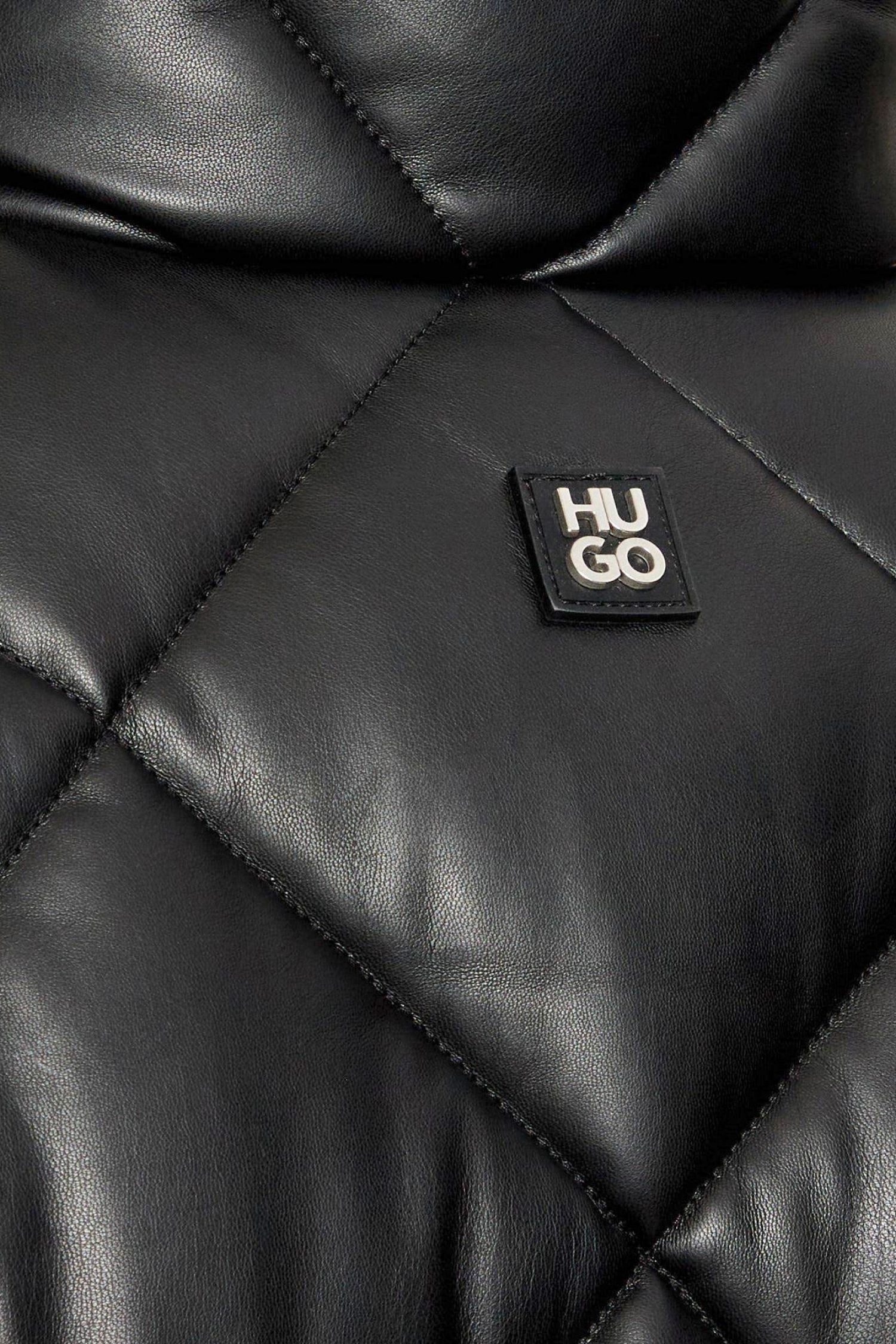 HUGO ΜΠΟΥΦΑΝ ΦΟΥΣΚΩΤΟ BORIN2441 ΚΑΠΙΤΟΝΕ LOGO ΜΑΥΡΟ φωτογραφία