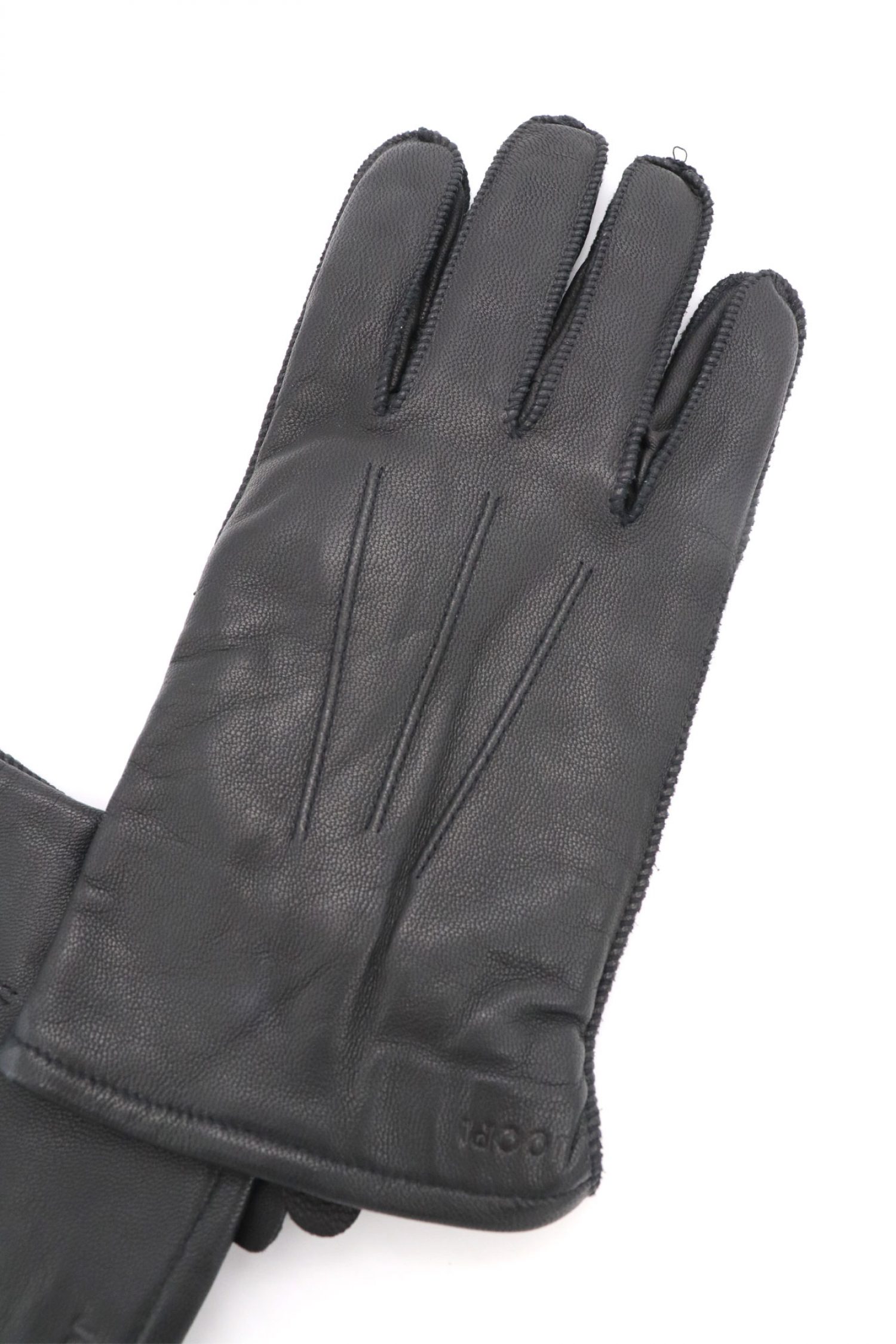 JOOP! ΓΑΝΤΙΑ ΔΕΡΜΑ LOGO ΜΑΥΡΟ φωτογραφία