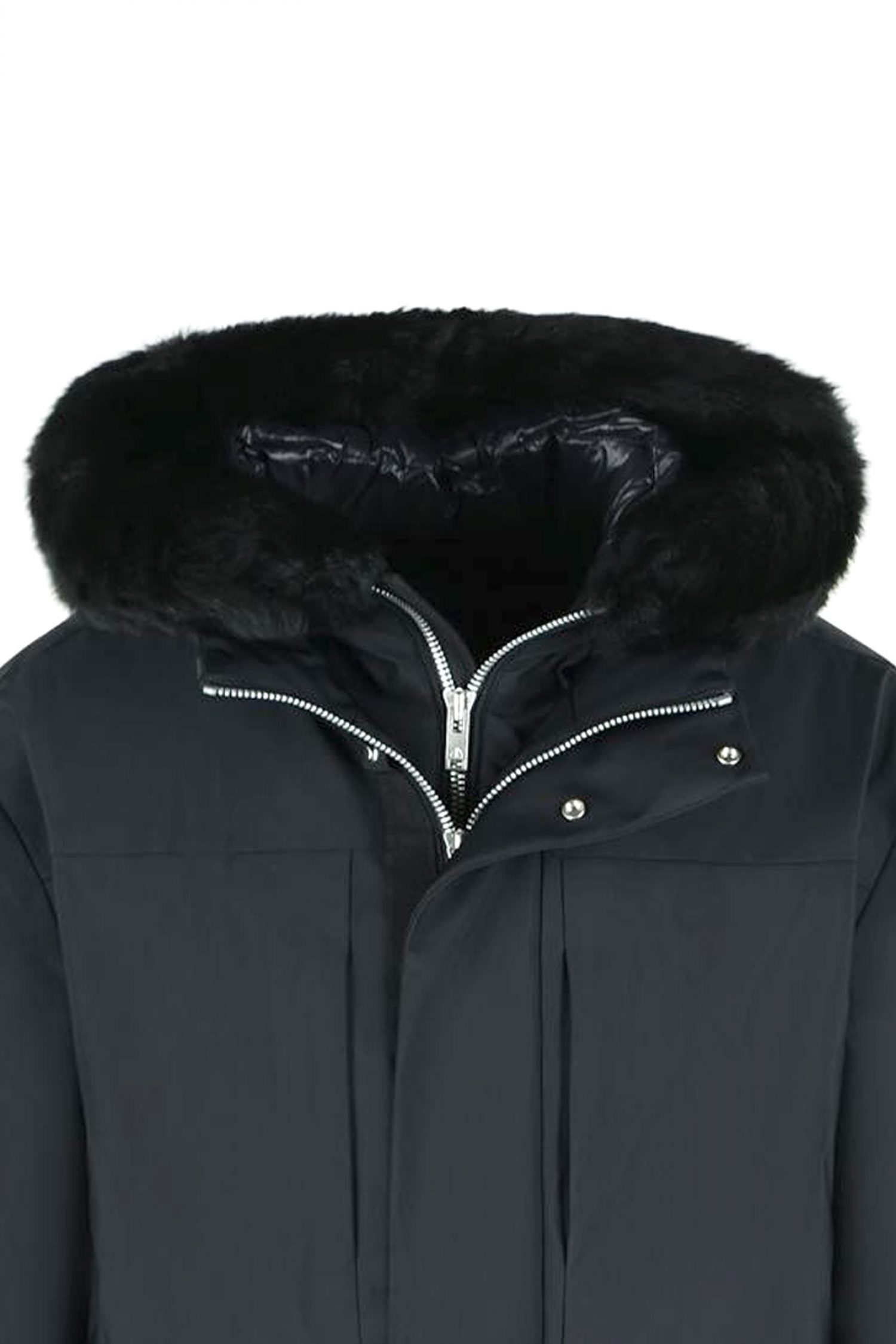 MOOSE KNUCKLES ΜΠΟΥΦΑΝ PUFFER VOLTAIRE 3Q JACKET ΑΠΟΣΠΩΜΕΝΟΣ ΘΩΡΑΚΑΣ ΜΑΥΡΟ φωτογραφία