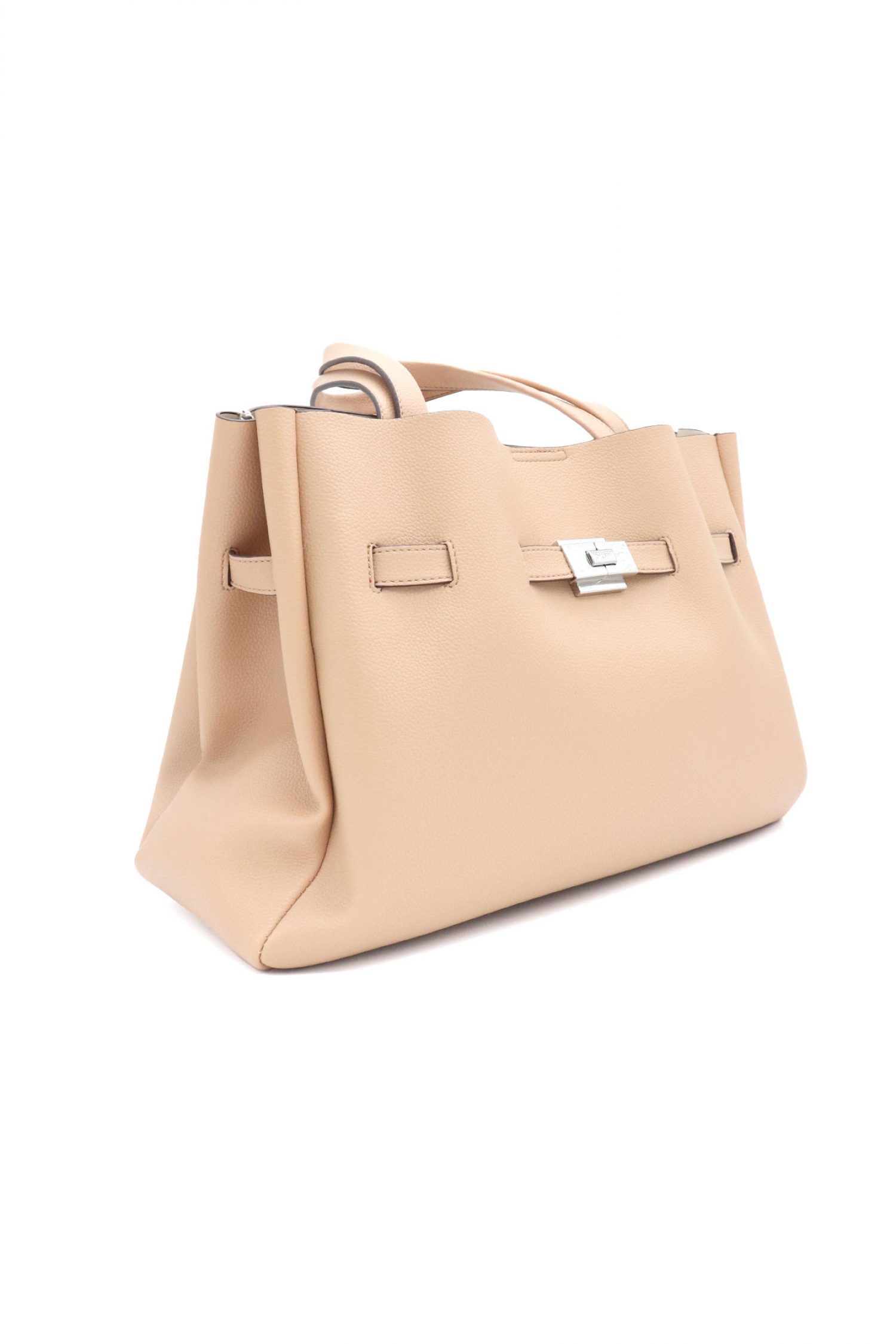 DKNY ΤΣΑΝΤΑ ΩΜΟΥ BRYAR SATCHELS LOGO ΜΠΕΖ