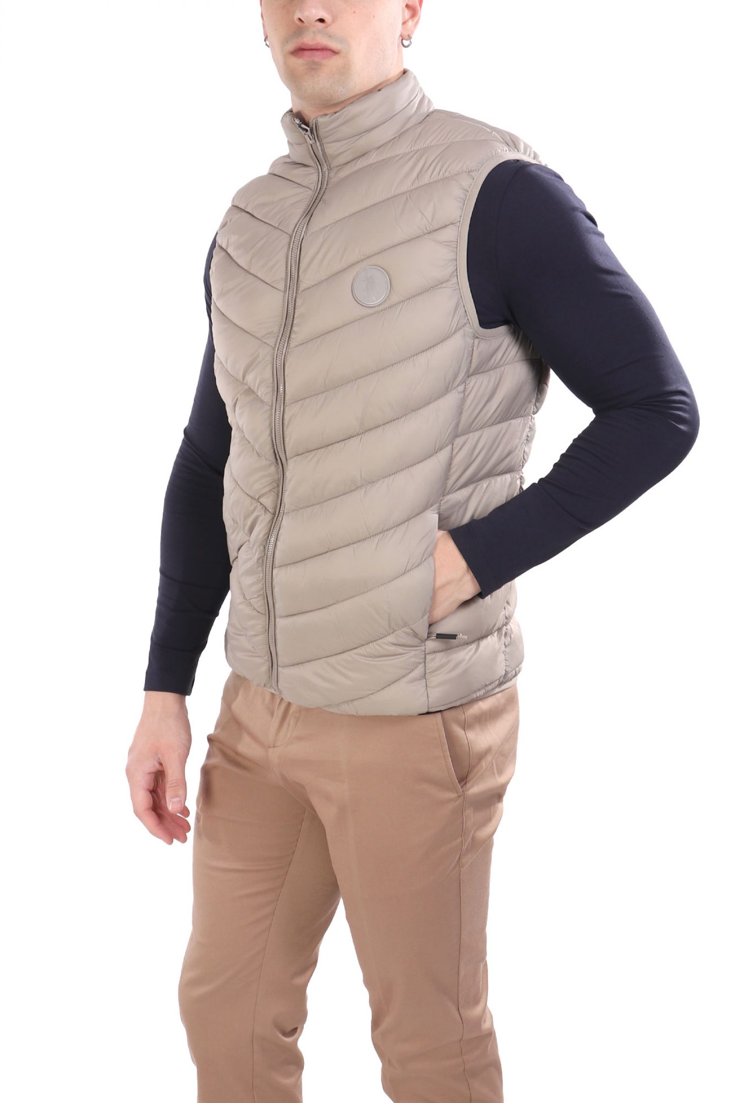 U.S.POLO ASSN ΜΠΟΥΦΑΝ PUFFER RODN ΓΚΡΙ