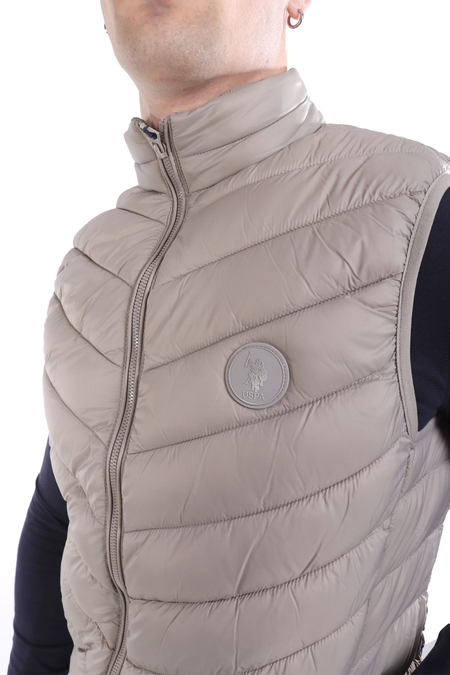 U.S.POLO ASSN ΜΠΟΥΦΑΝ PUFFER RODN ΓΚΡΙ