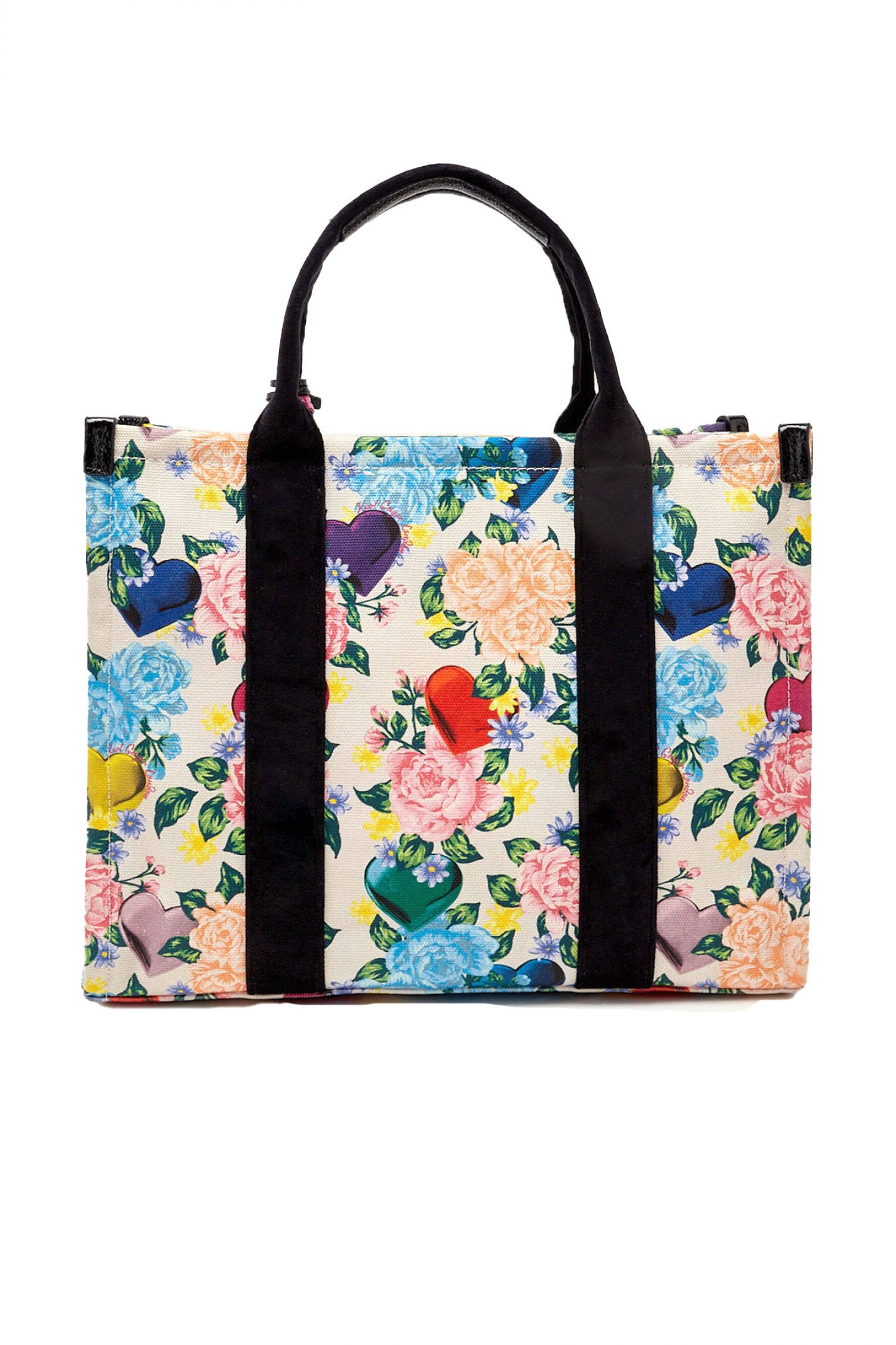 KURT GEIGER TΣΑΝΤΑ CROSSBODY/ΧΕΙΡΟΣ SOUTHBANK TOTE ΦΛΟΡΑΛ ΙΜΑΝΤΑΣ LOGO ΠΟΛΥΧΡΩΜΟ