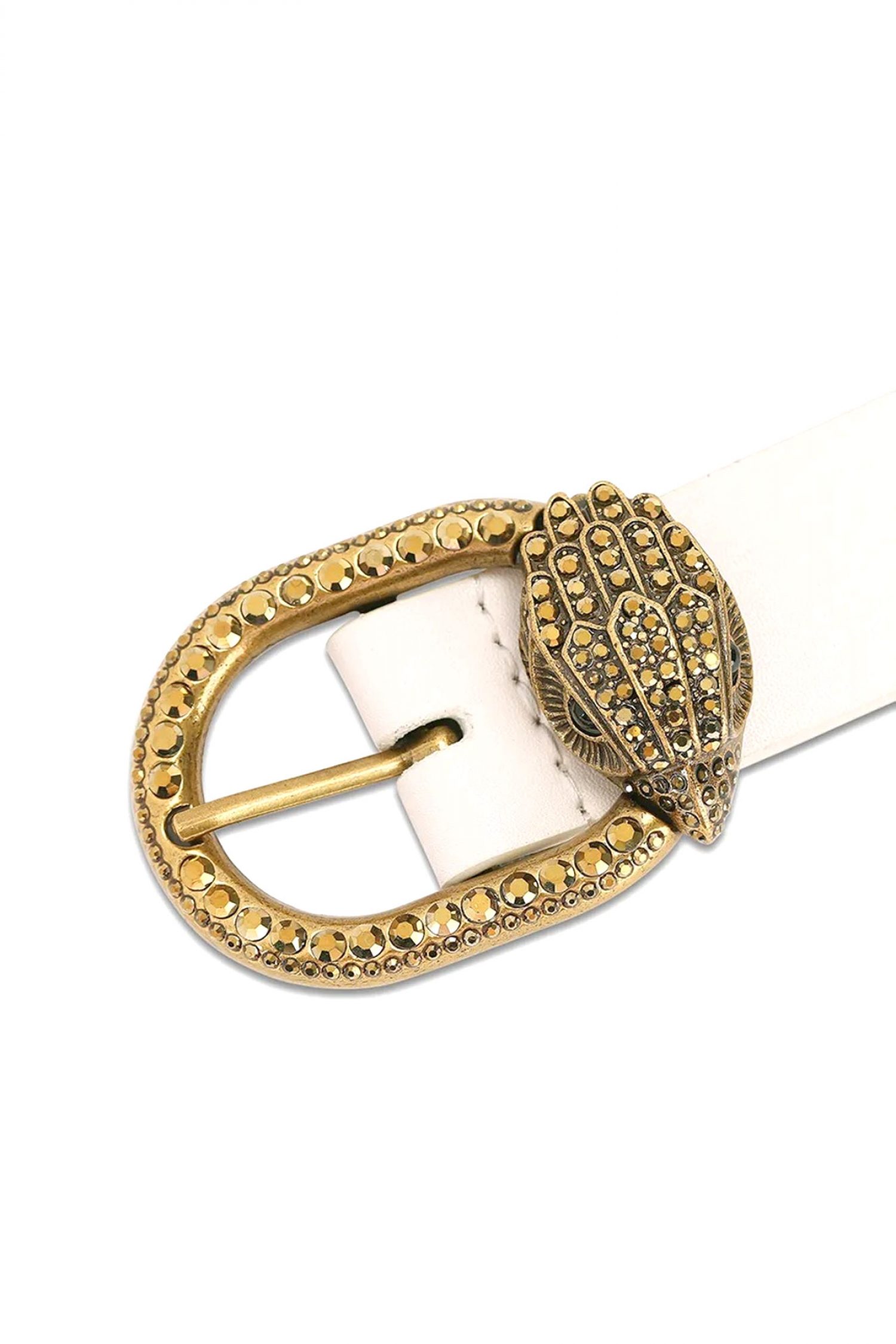 KURT GEIGER ΖΩΝΗ MAYFAIR 30 BELT LOGO MΠΕΖ φωτογραφία