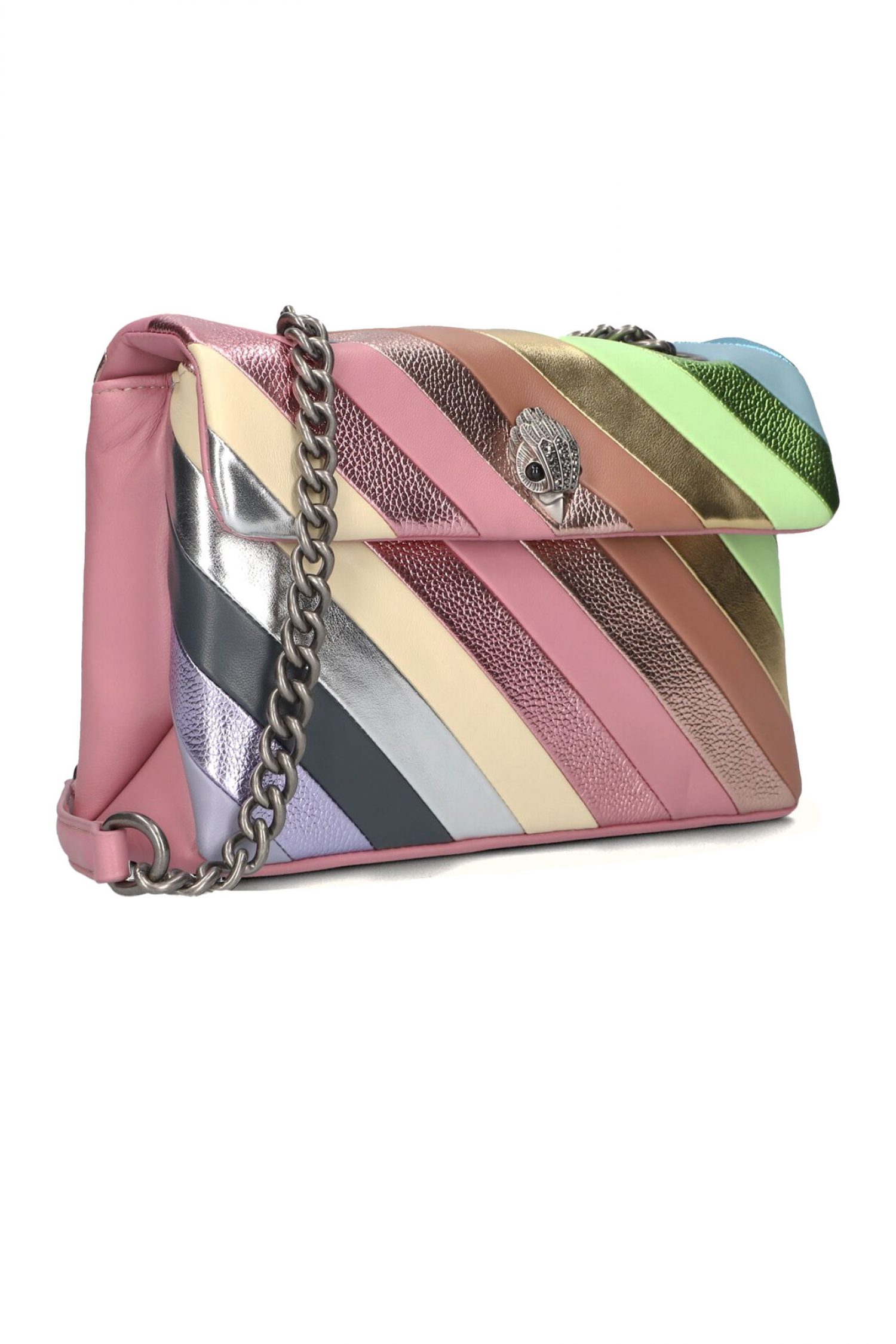 KURT GEIGER ΤΣΑΝΤΑ CROSSBODY/ΩΜΟΥ LEATHER KENSINGTON L LOGO ΠΟΛΥΧΡΩΜΟ φωτογραφία