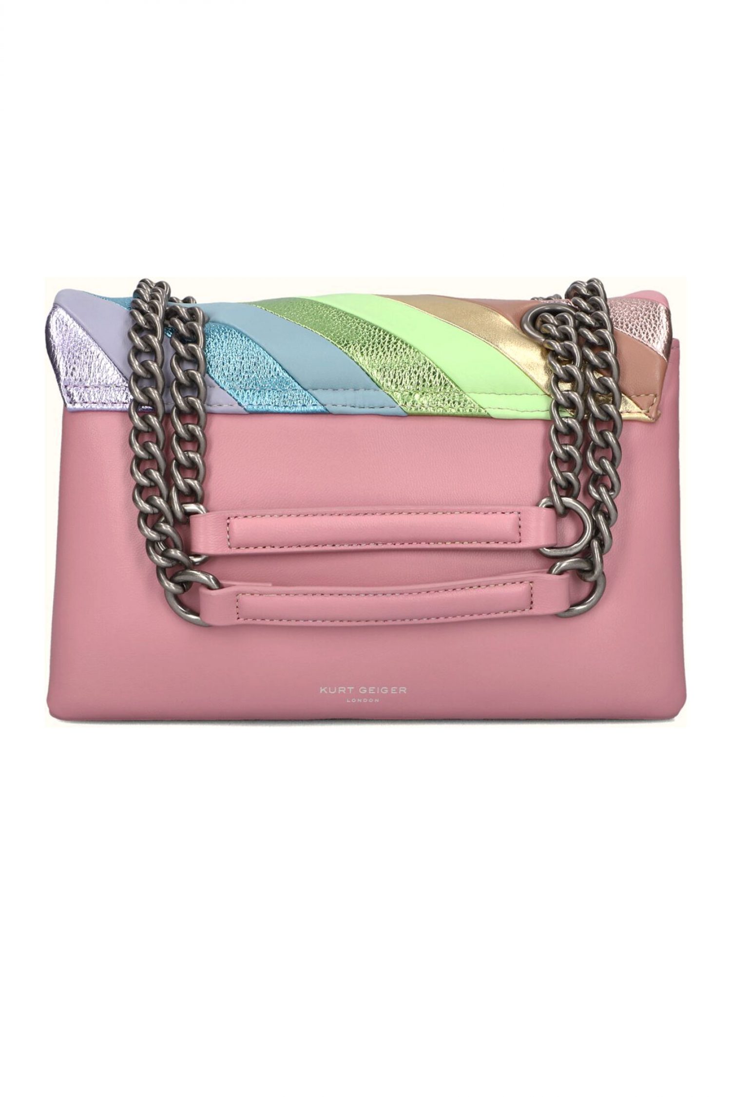 KURT GEIGER ΤΣΑΝΤΑ CROSSBODY/ΩΜΟΥ LEATHER KENSINGTON L LOGO ΠΟΛΥΧΡΩΜΟ φωτογραφία