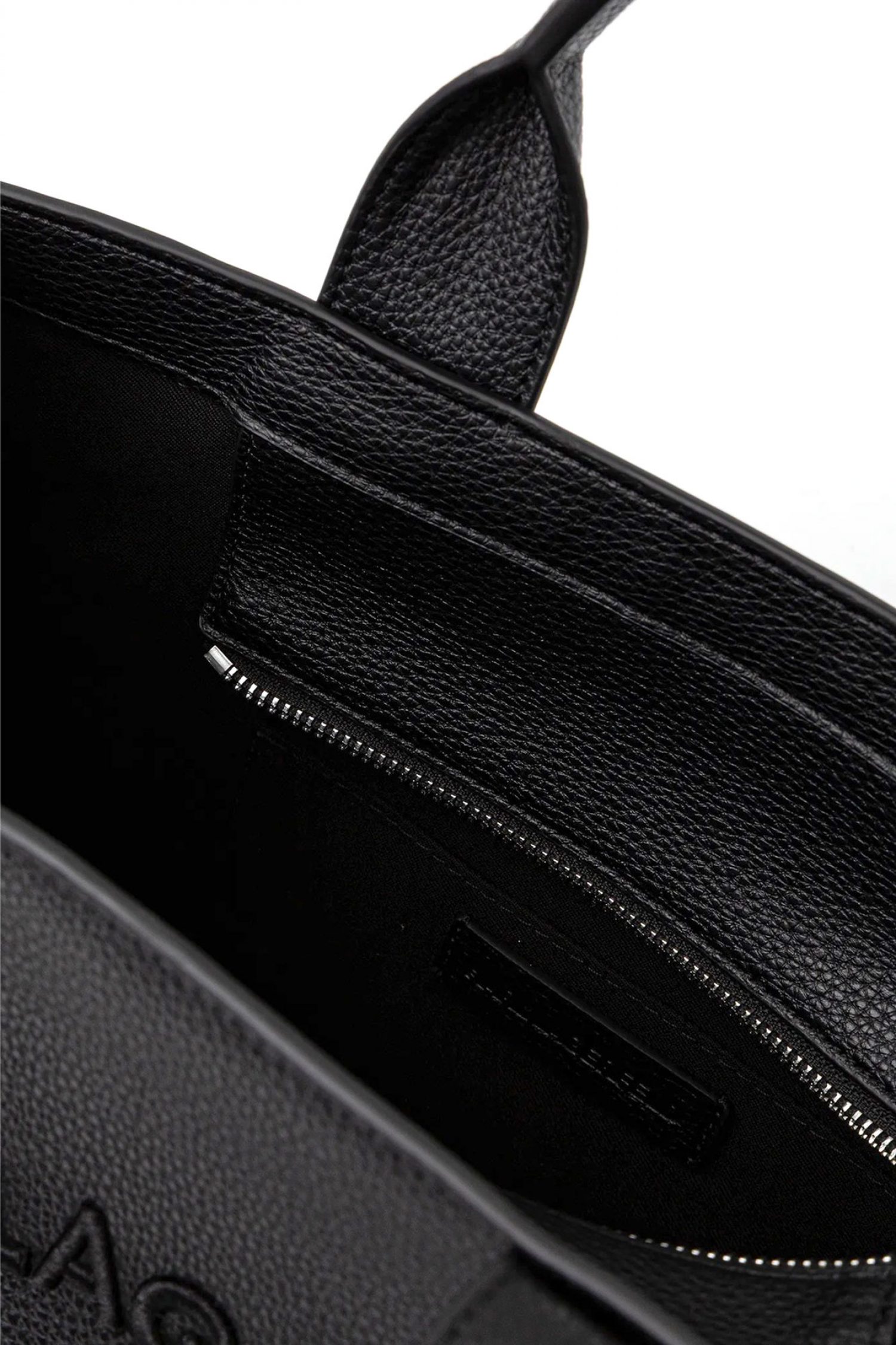 KARL LAGERFELD ΤΣΑΝΤΑ TOTE K/RSG MD SQUARE PEB EMB ΧΕΙΡΟΣ/CROBODY LOGO ΜΑΥΡΟ φωτογραφία