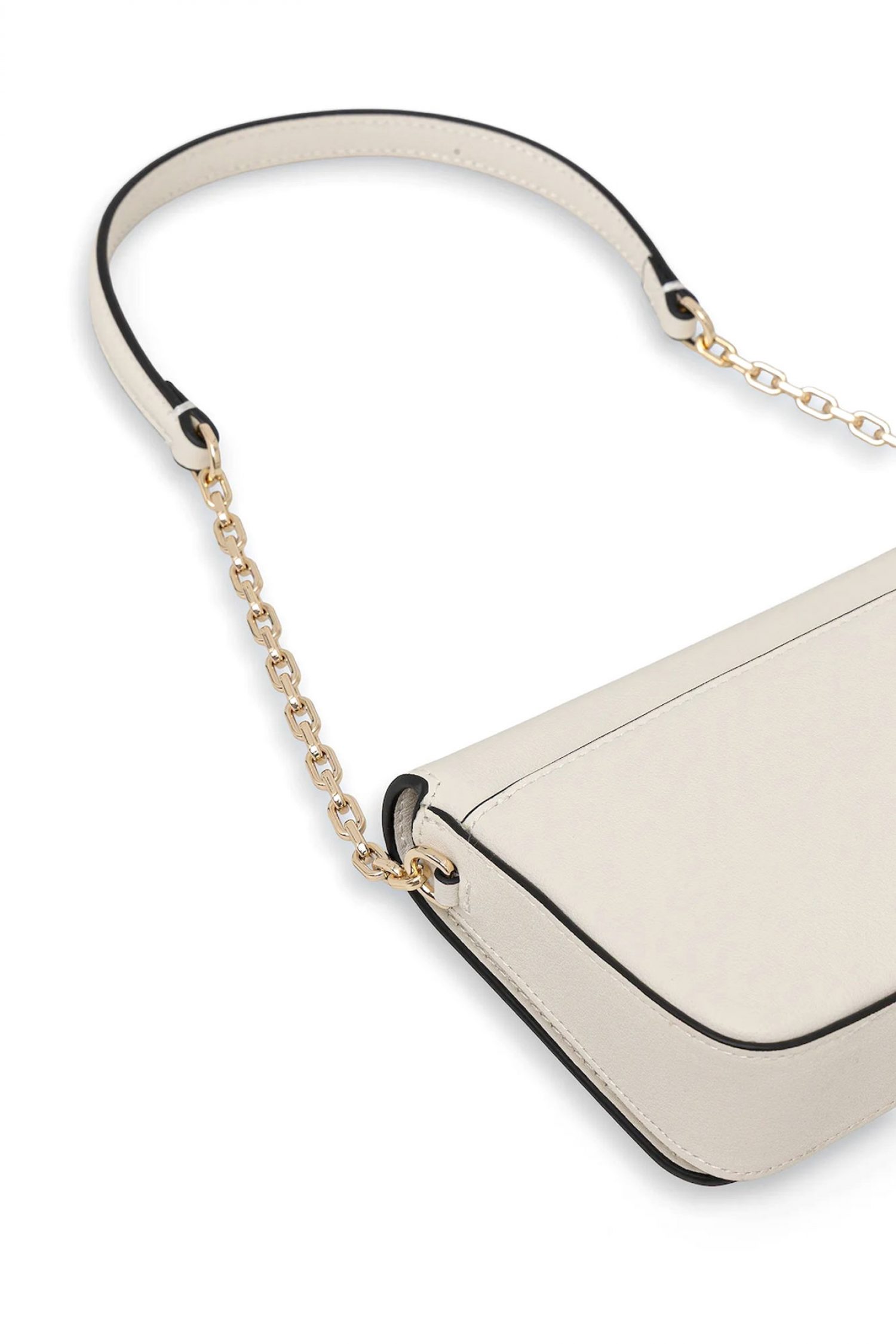 KARL LAGERFELD ΤΣΑΝΤΑ ΦΑΚΕΛΟΣ/ΩΜΟΥ ΔΕΡΜΑ K/SIGNATURE SHOULDER POUCH LOGO ΜΕΤΑΛΛΙΚΟ ΕΚΡΟΥ