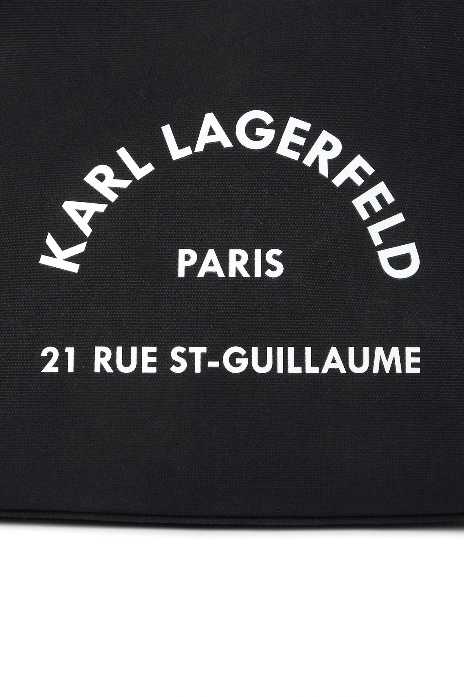 KARL LAGERFELD ΤΣΑΝΤΑ ΩΜΟΥ K/RSG CONVERTIBLE TRAPEZE TOTE LOGO ΜΑΥΡΟ