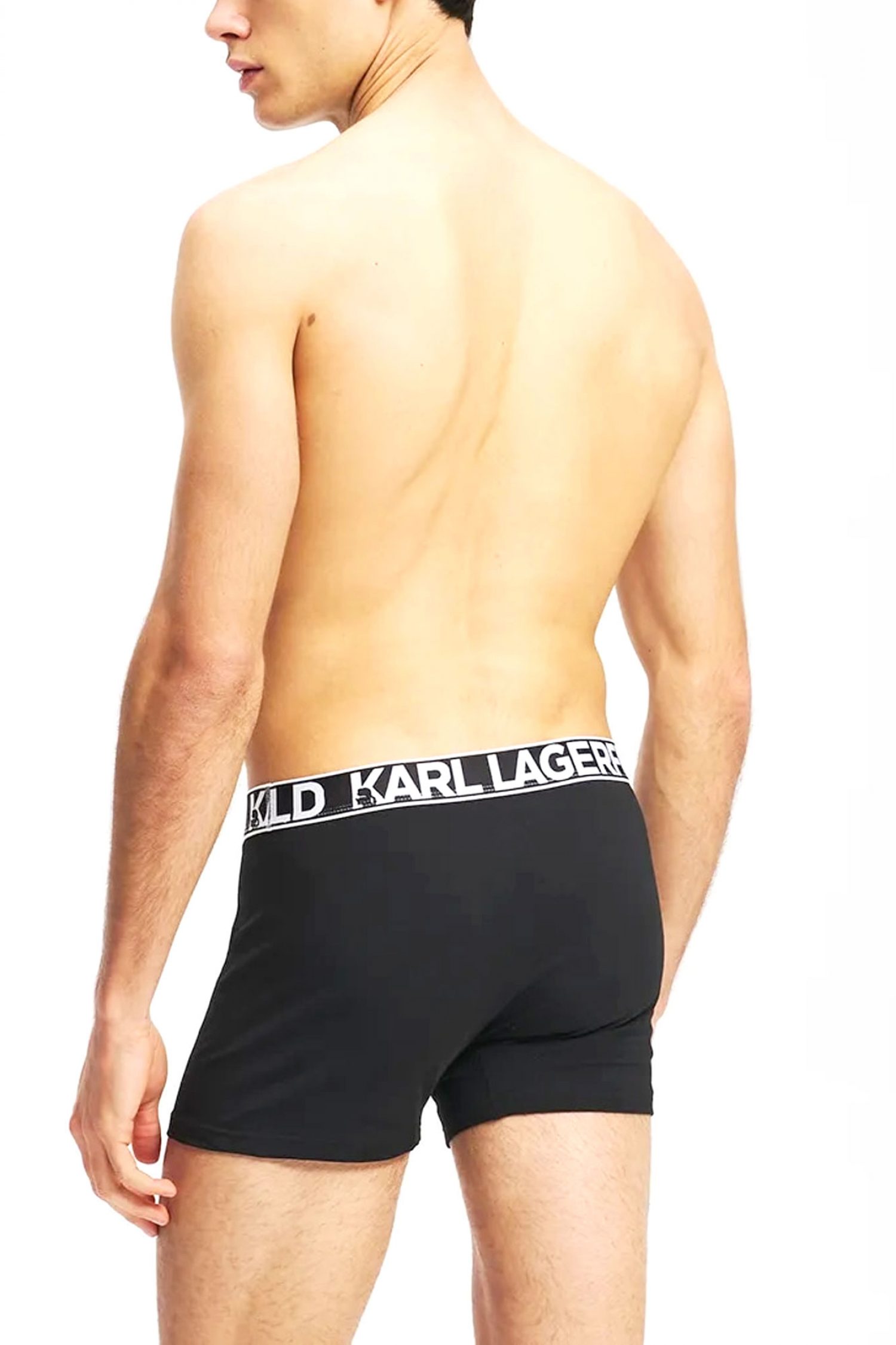 KARL LAGERFELD ΕΣΩΡΟΥΧΑ 3P BOLD ELASTIC TRUNK ΜΑΥΡΟ