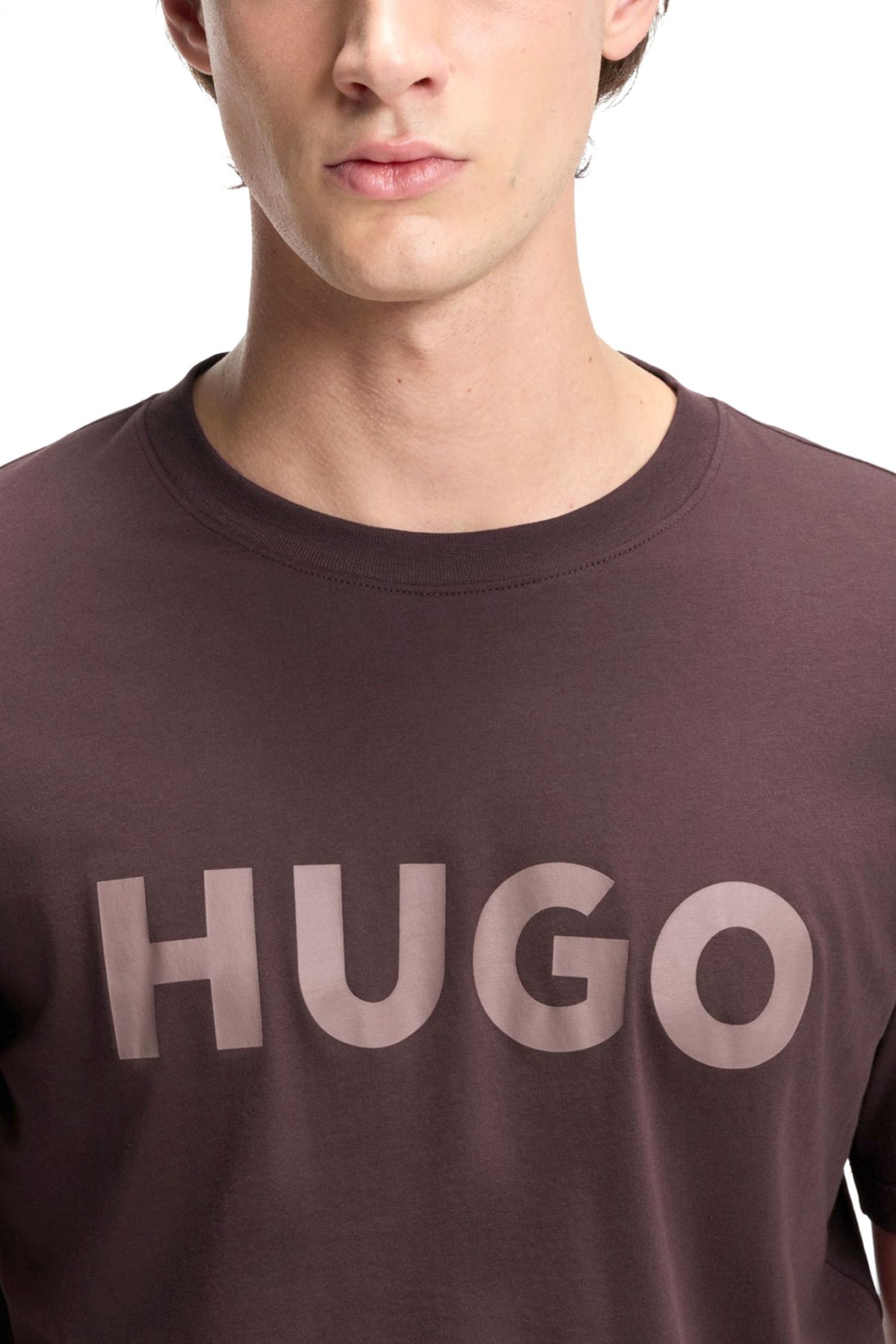 HUGO T-SHIRT DULIVIO LOGO ΜΩΒ