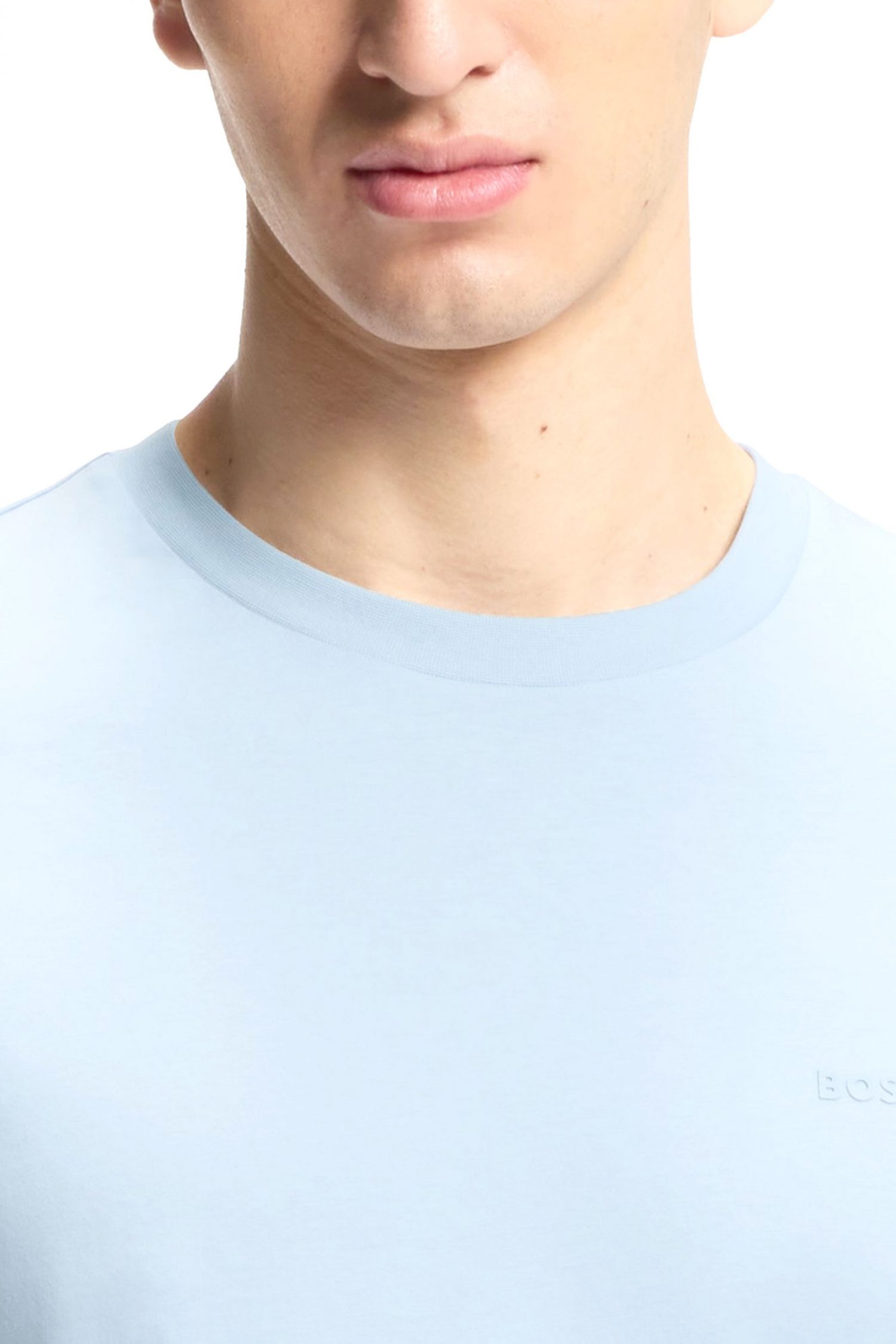 BOSS T-SHIRT THOMPSON 01 ΣΙΕΛ