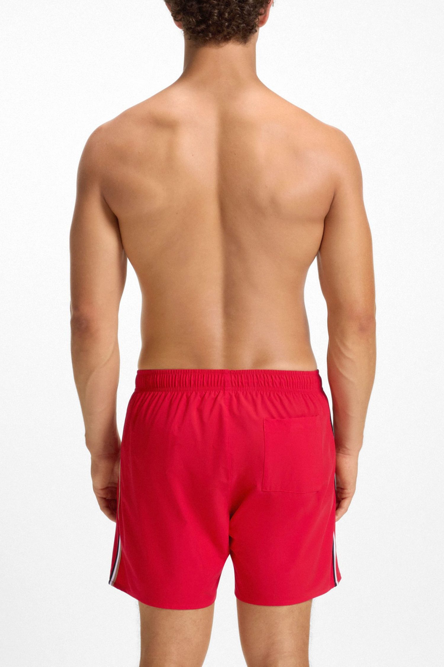 BOSS BEACHWEAR ΜΑΓΙΩ ICONIC ΚΟΚΚΙΝΟ