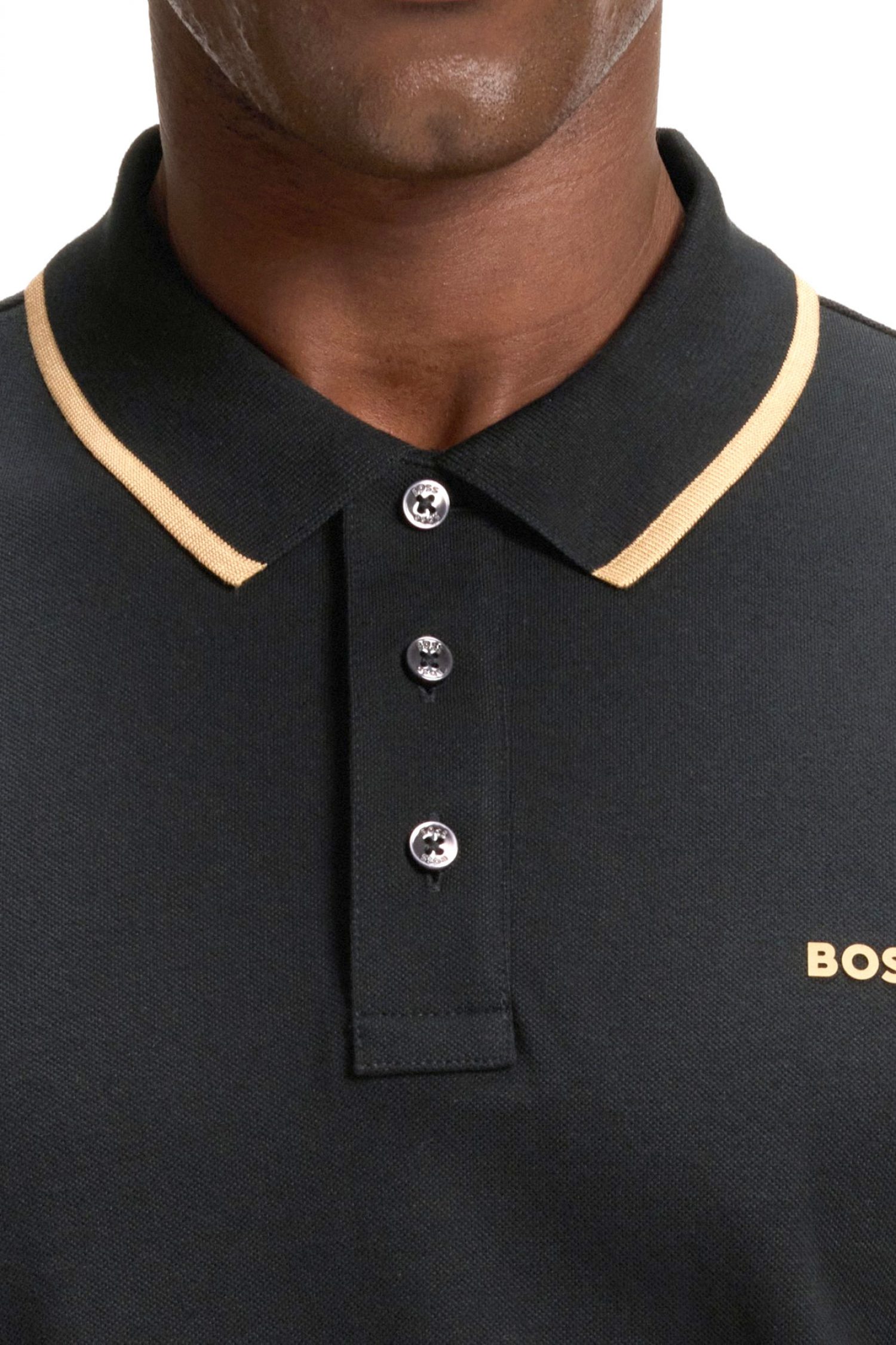 BOSS POLO PARLAY 190 ΜΑΥΡΟ