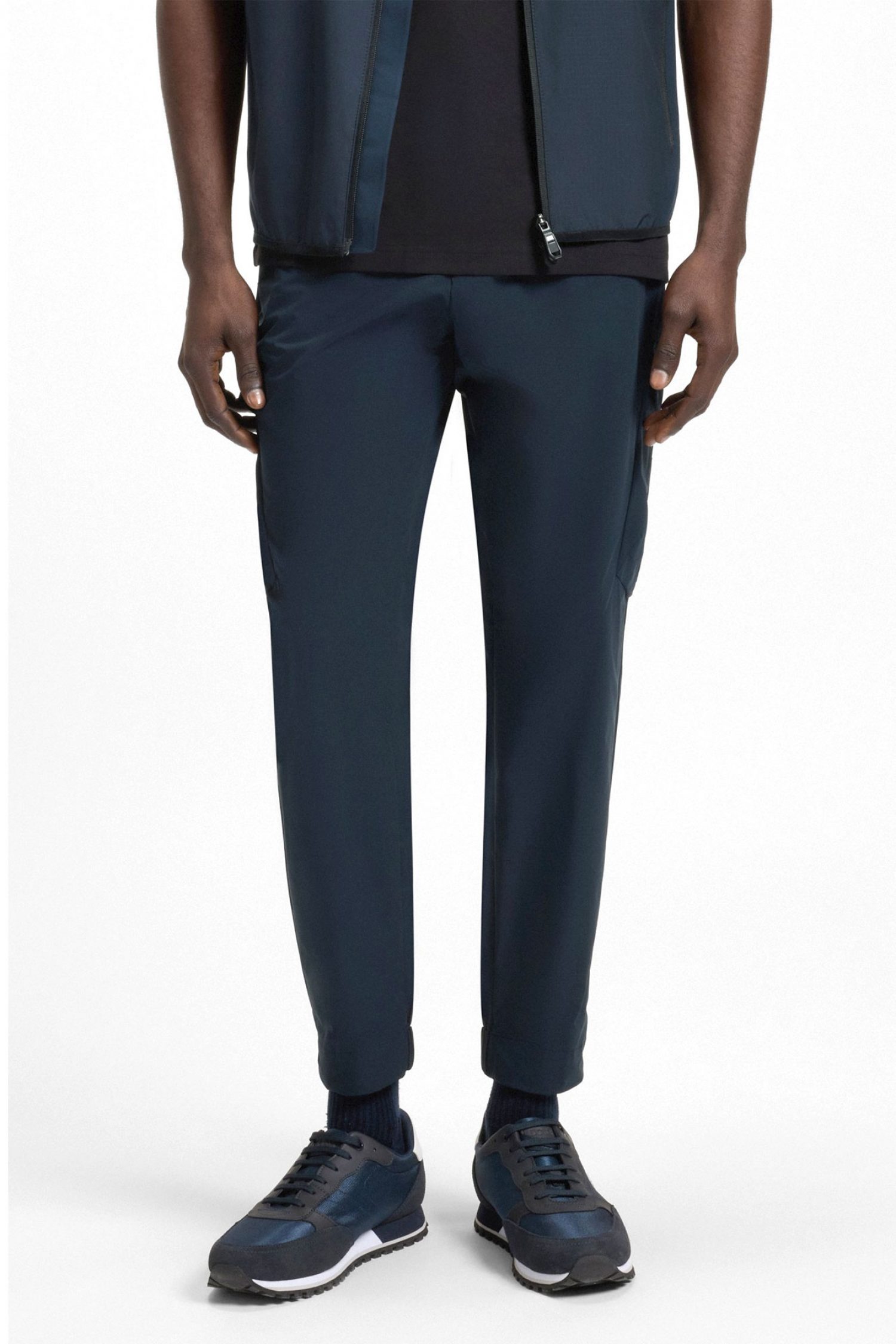 BOSS ATHLEISURE ΠΑΝΤΕΛΟΝΙ CARGO T_URBANEX-CARGOLIGHT ΜΠΛΕ φωτογραφία