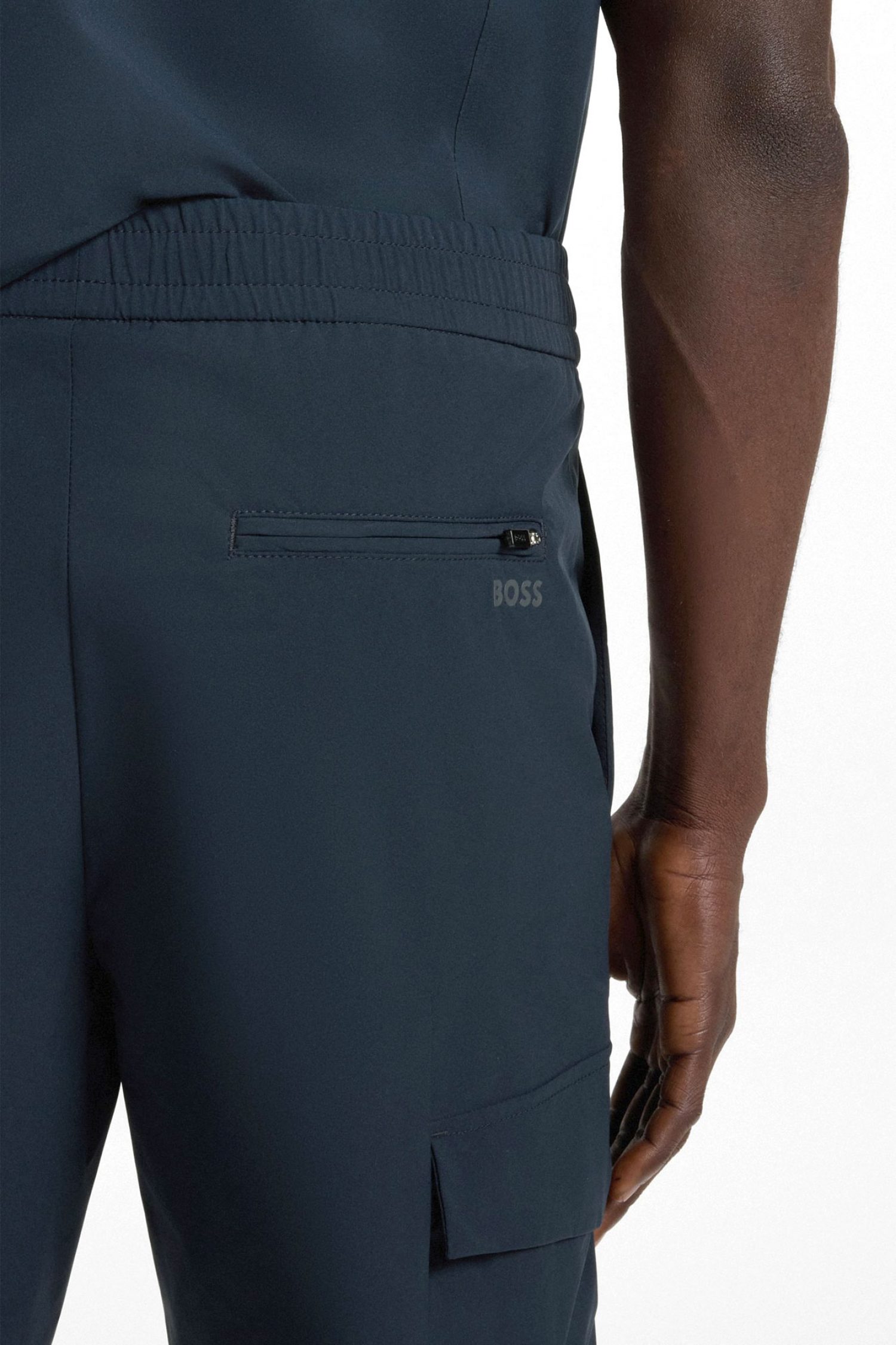 BOSS ATHLEISURE ΠΑΝΤΕΛΟΝΙ CARGO T_URBANEX-CARGOLIGHT ΜΠΛΕ φωτογραφία