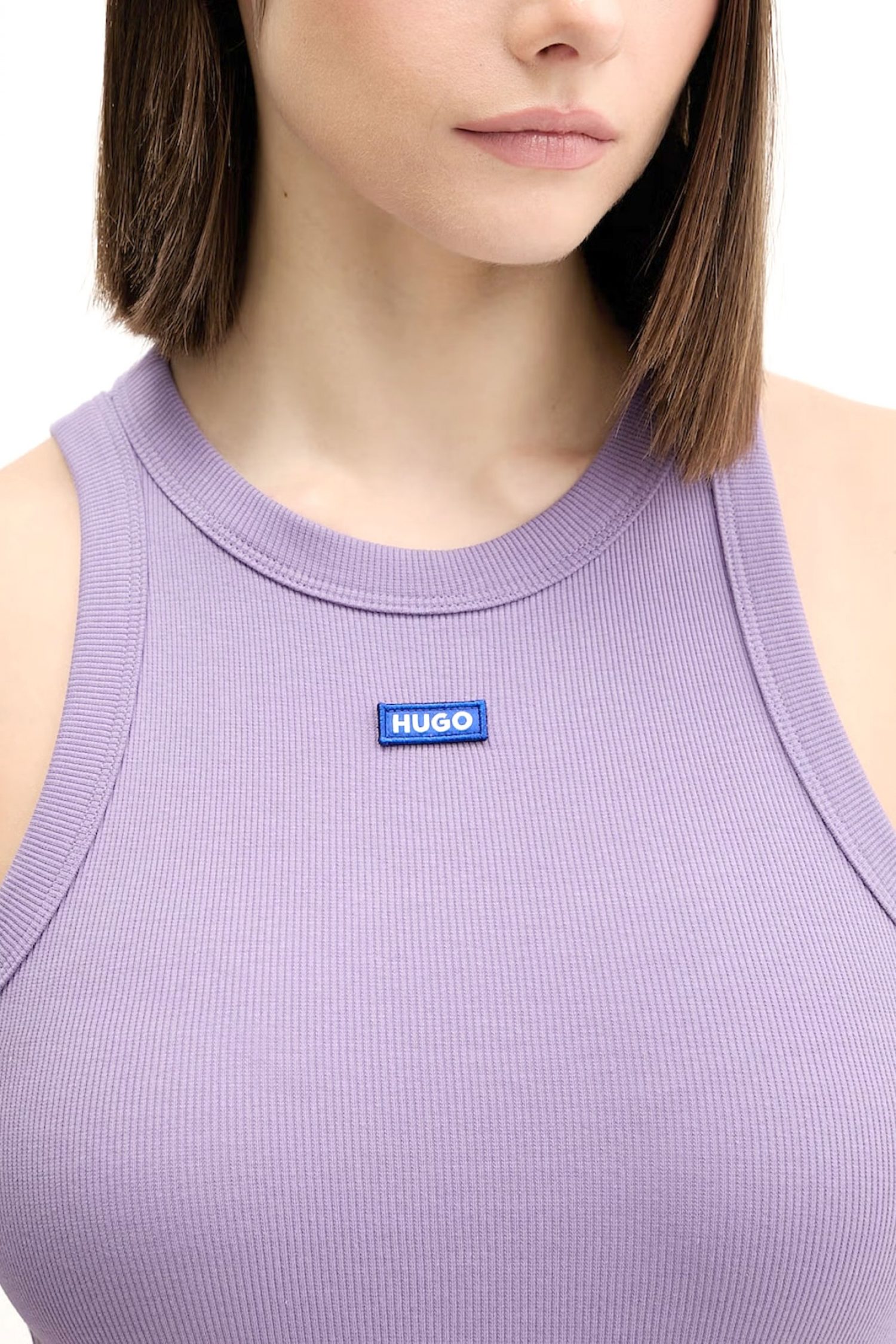 HUGO BLUE TANK TOP EASY TANK_B LOGO ΜΩΒ