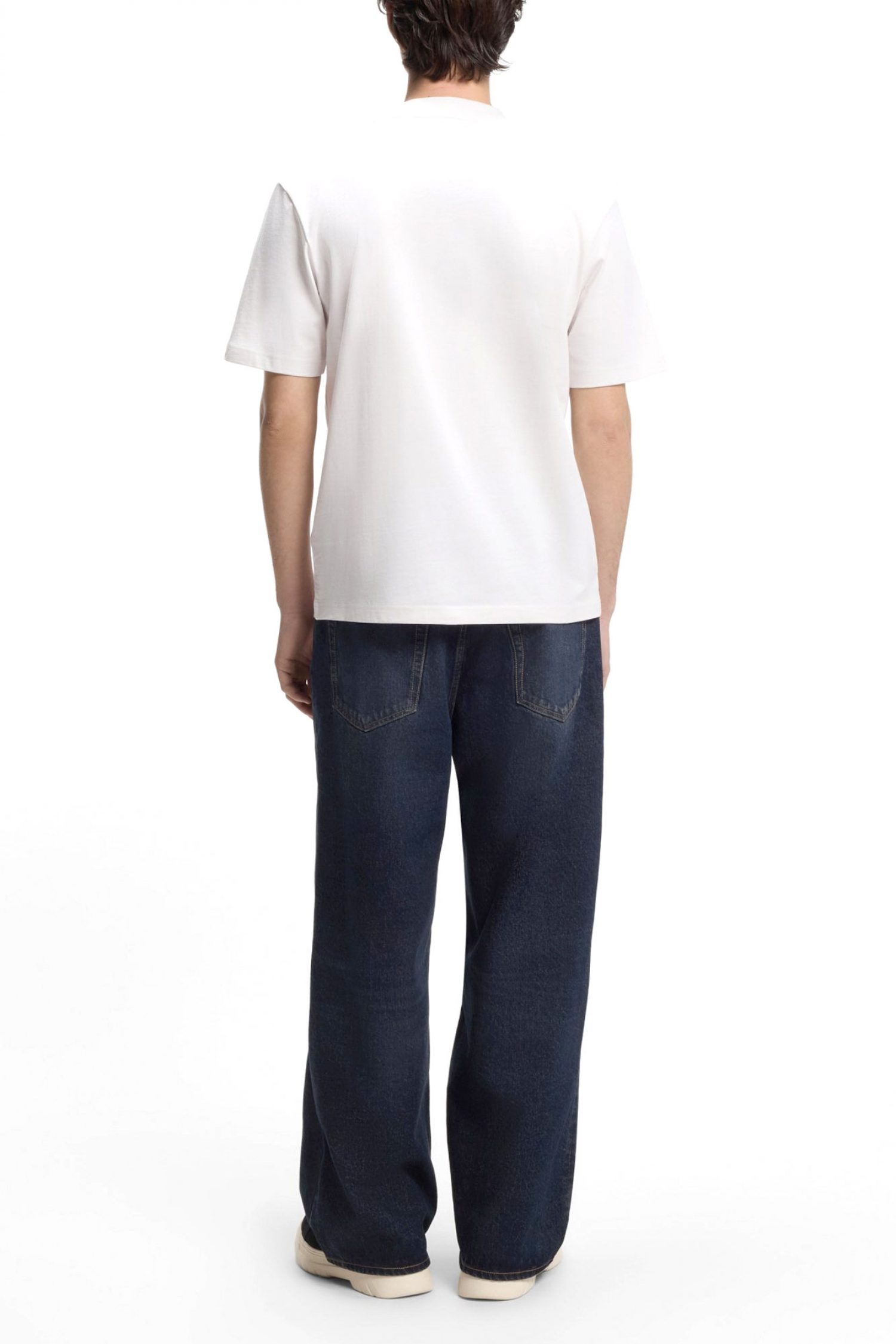 HUGO BLUE T-SHIRT NIEROS ΥΠΟΛΕΥΚΟ