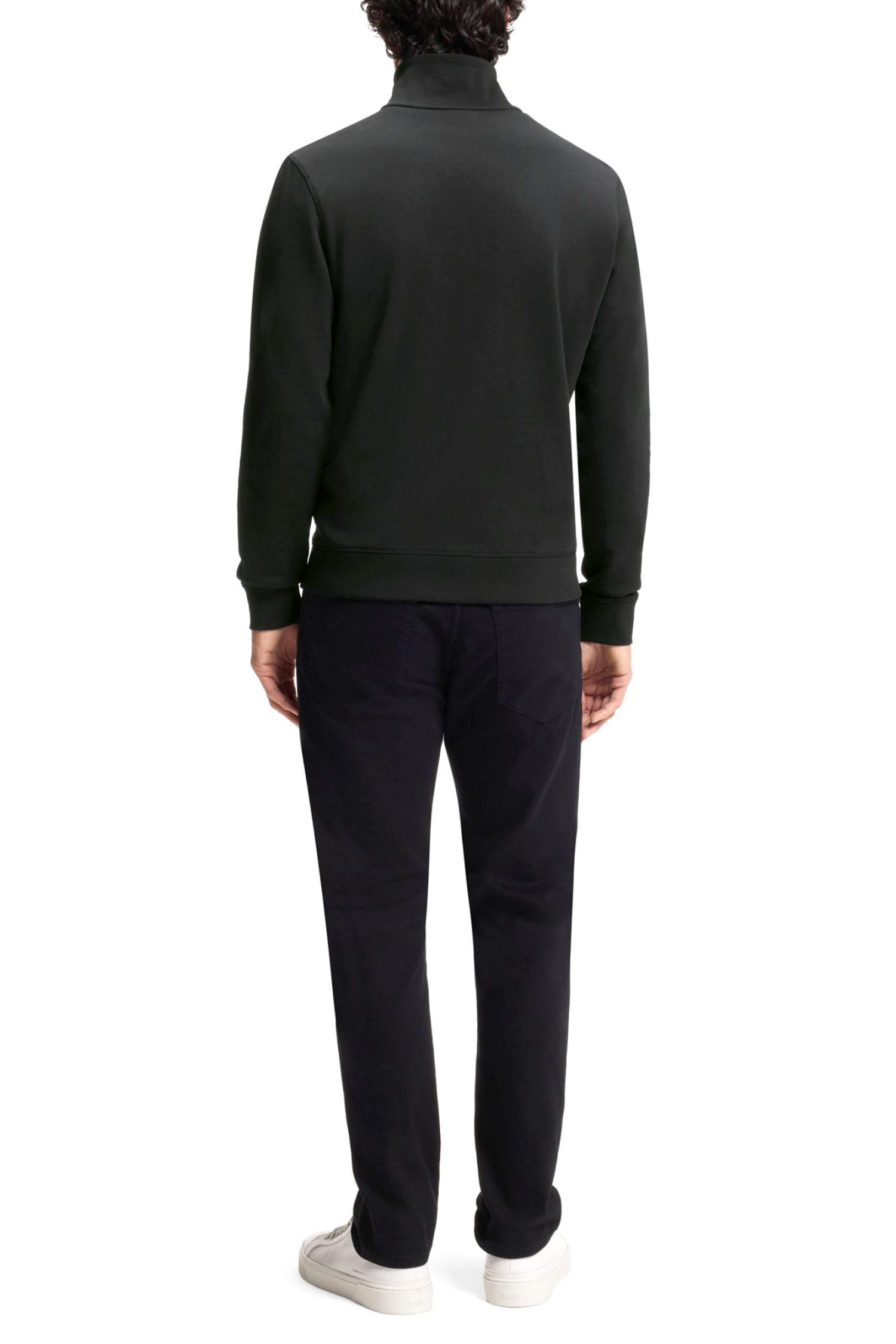 BOSS CASUAL ΦΟΥΤΕΡ FULLZIP ZESTART ΜΑΥΡΟ