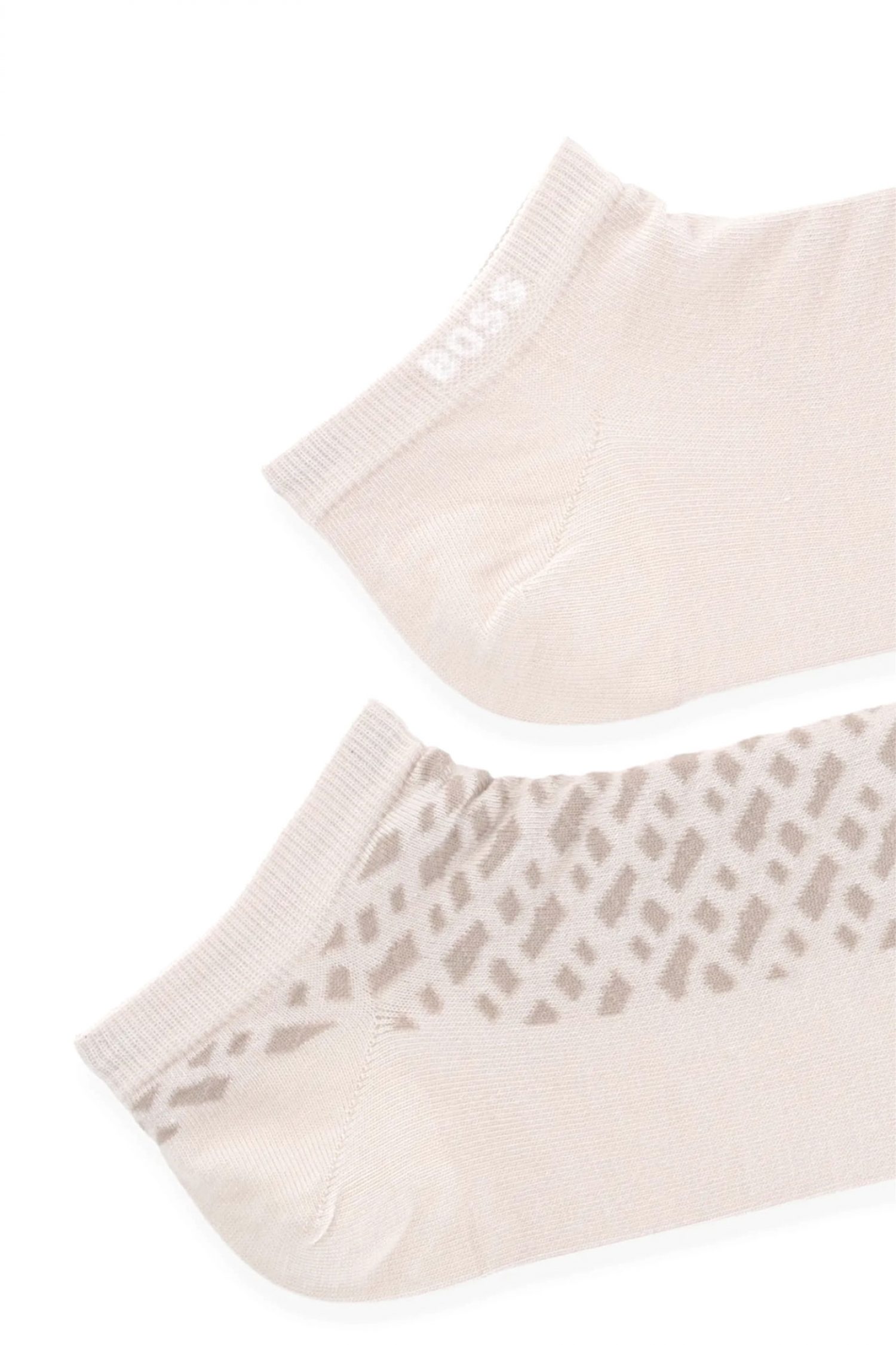 BOSS ΚΑΛΤΣΕΣ 2P AS MONOGRAM CC ΜΠΕΖ