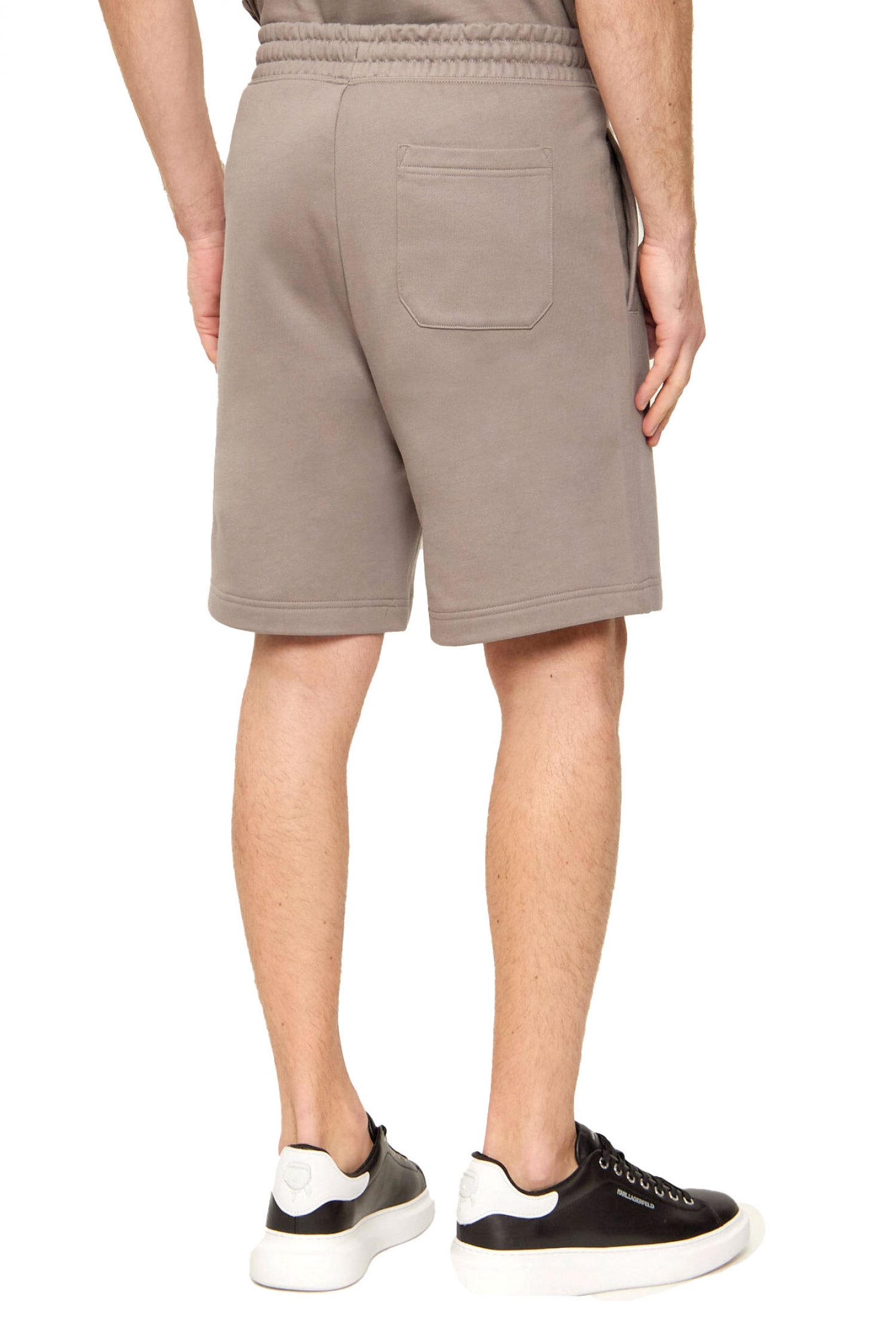 HUGO ΒΕΡΜΟΥΔΑ DINKOE LOGO ΓΚΡΙ-ΚΑΦΕ φωτογραφία