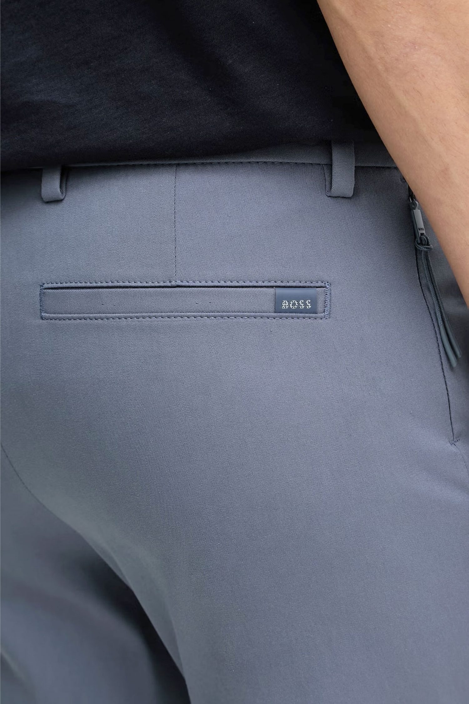 BOSS ΠΑΝΤΕΛΟΝΙ CHINO SLIM FIT P-KAITON1-ZIP ΠΑΓΟΥ