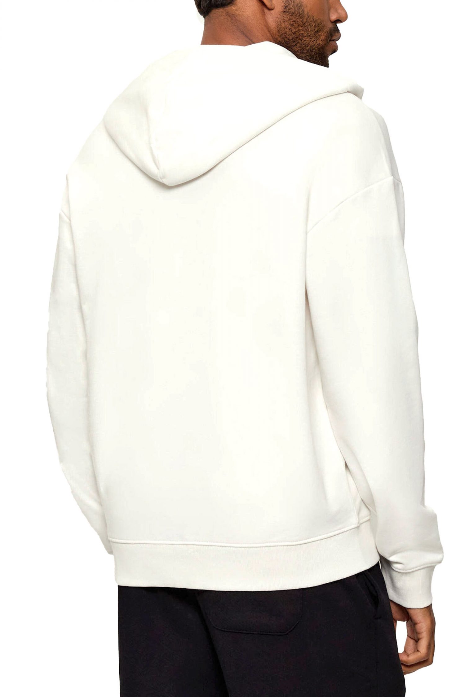 HUGO ΦΟΥΤΕΡ ZIPHOOD DAPOZIP LOGO ΕΚΡΟΥ