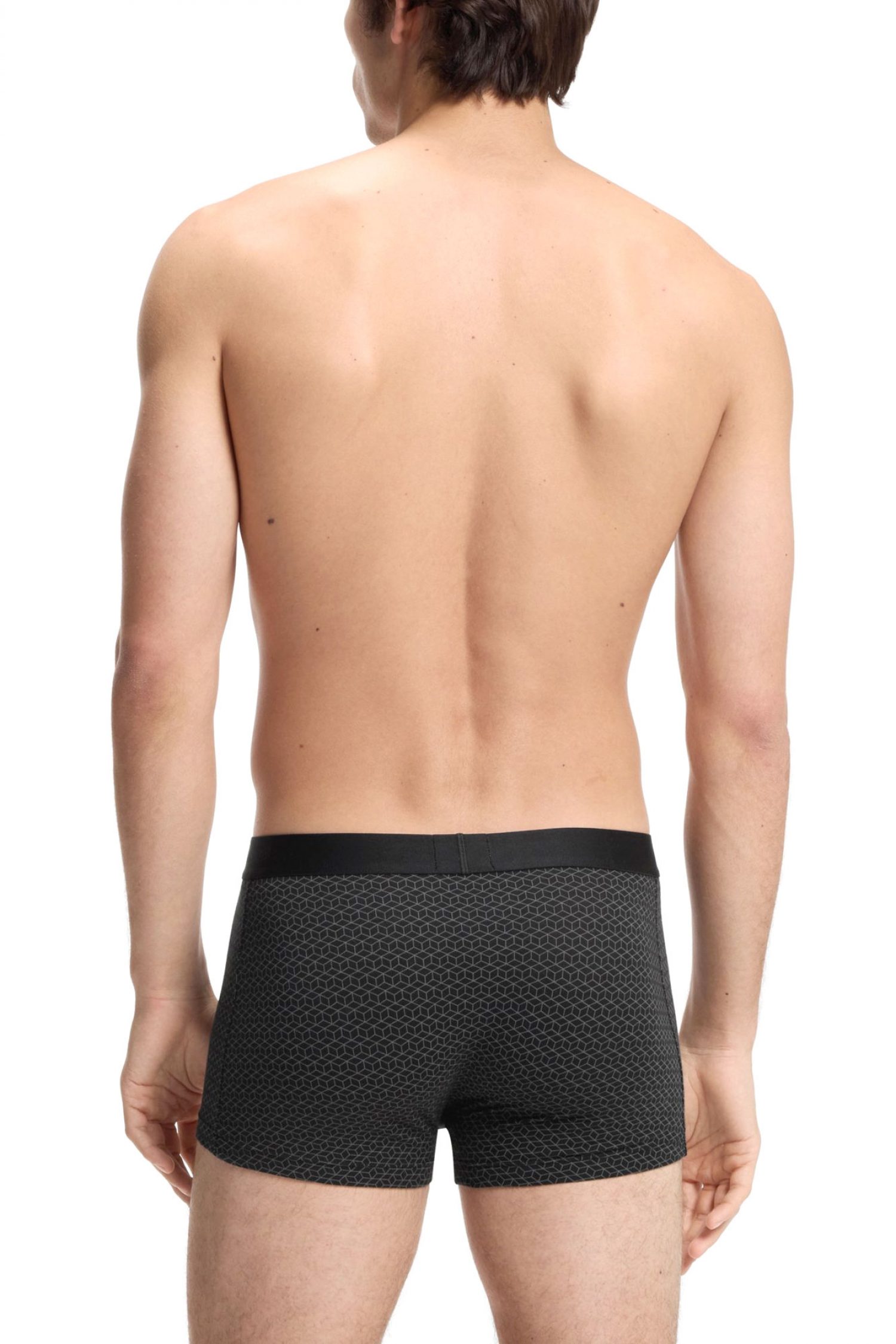 BOSS ΕΣΩΡΟΥΧΟ 3P TRUNK BOSS ONE D ΜΑΥΡΟ-ΓΚΡΙ φωτογραφία