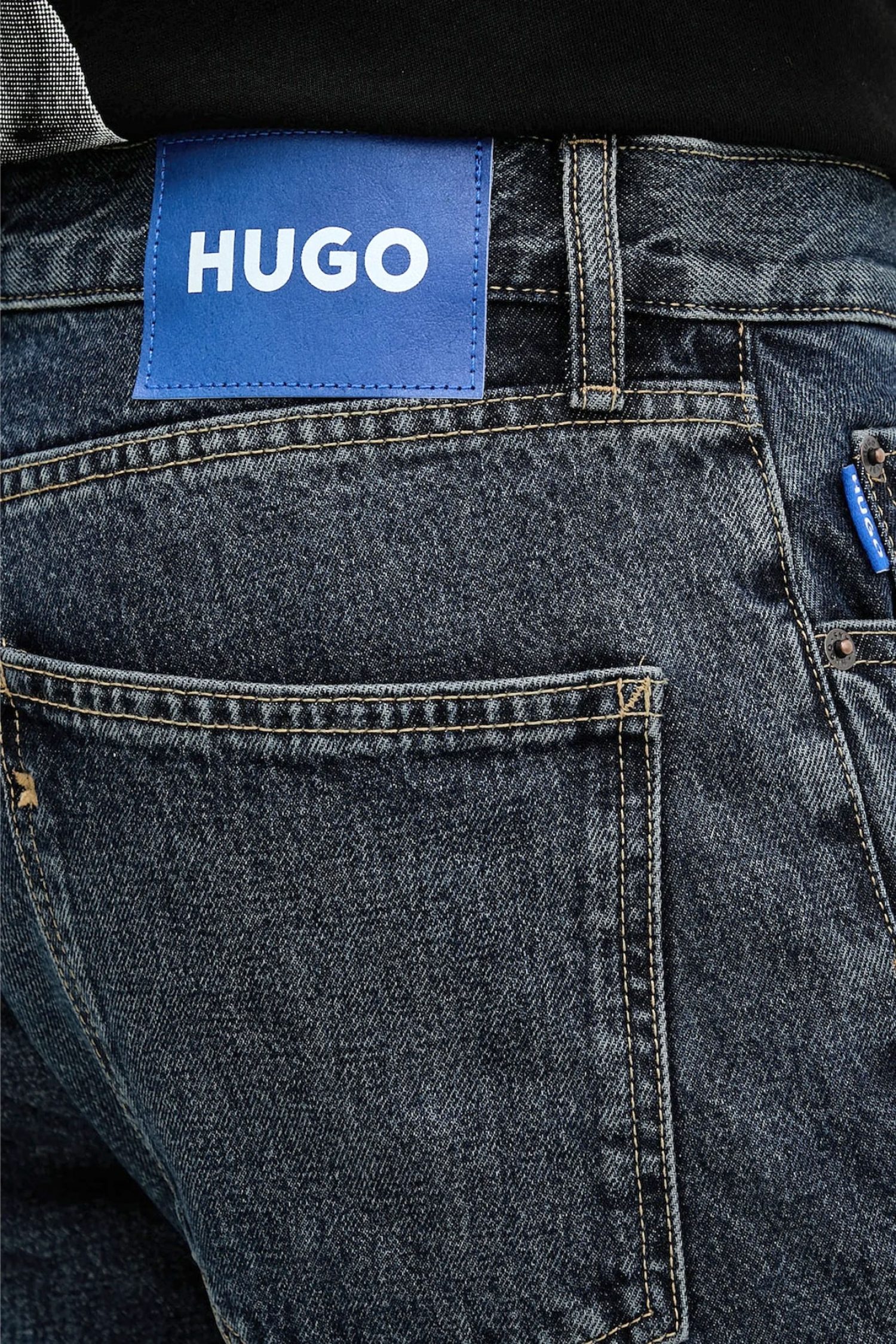 HUGO BLUE ΠΑΝΤΕΛΟΝΙ JEANS BRODY TAPERED ΜΠΛΕ