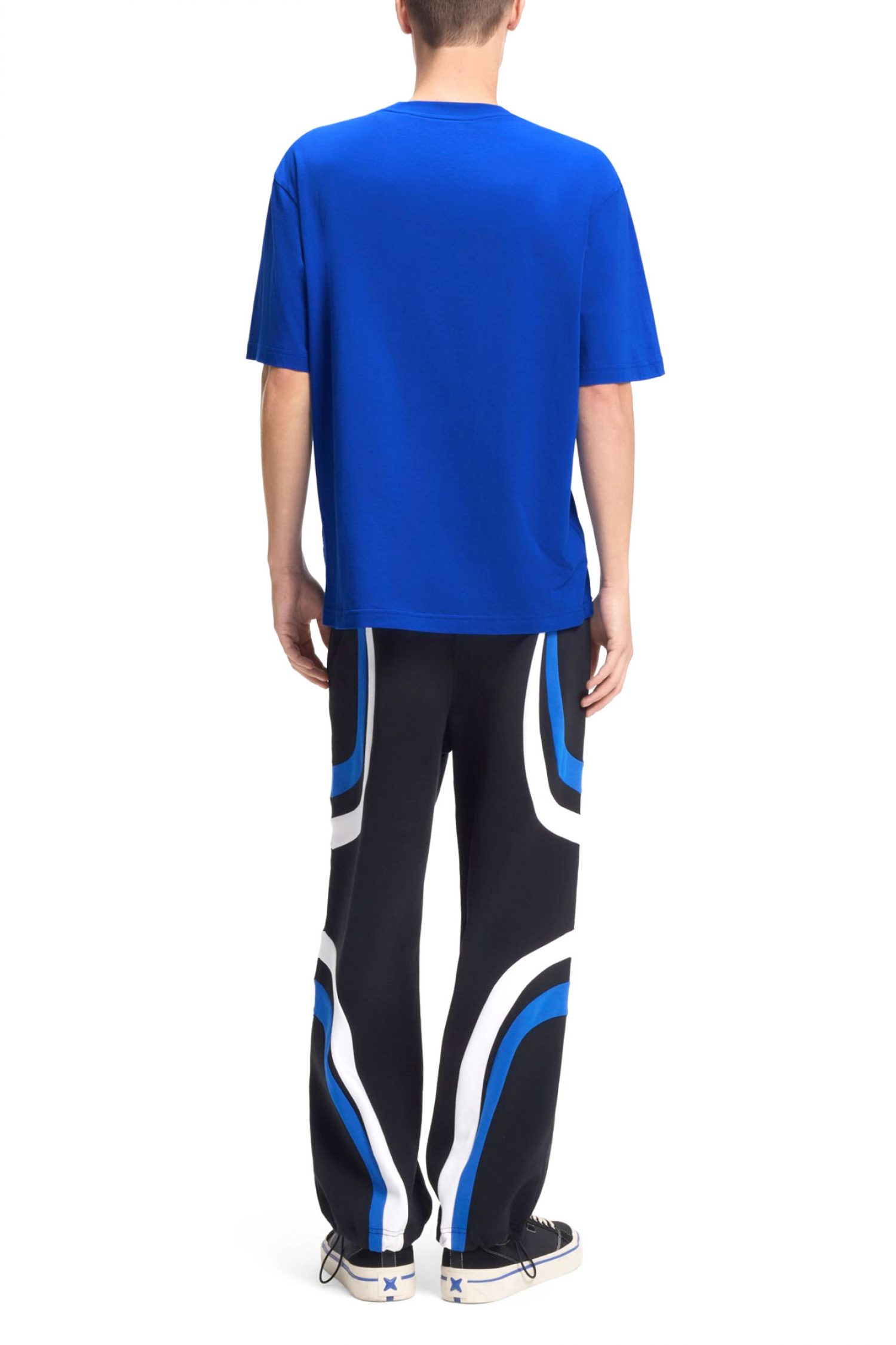 HUGO BLUE T-SHIRT NAMERIX ΡΟΥΑ ΜΠΛΕ