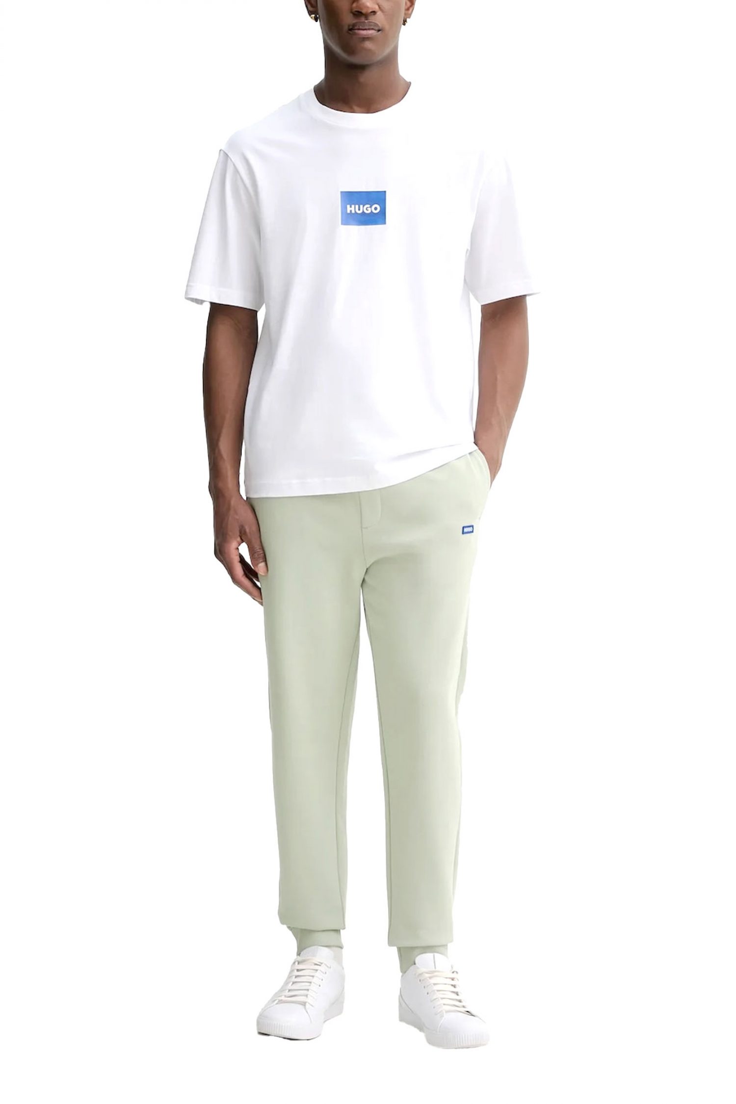 HUGO BLUE T-SHIRT NAYONIX ΛΕΥΚΟ