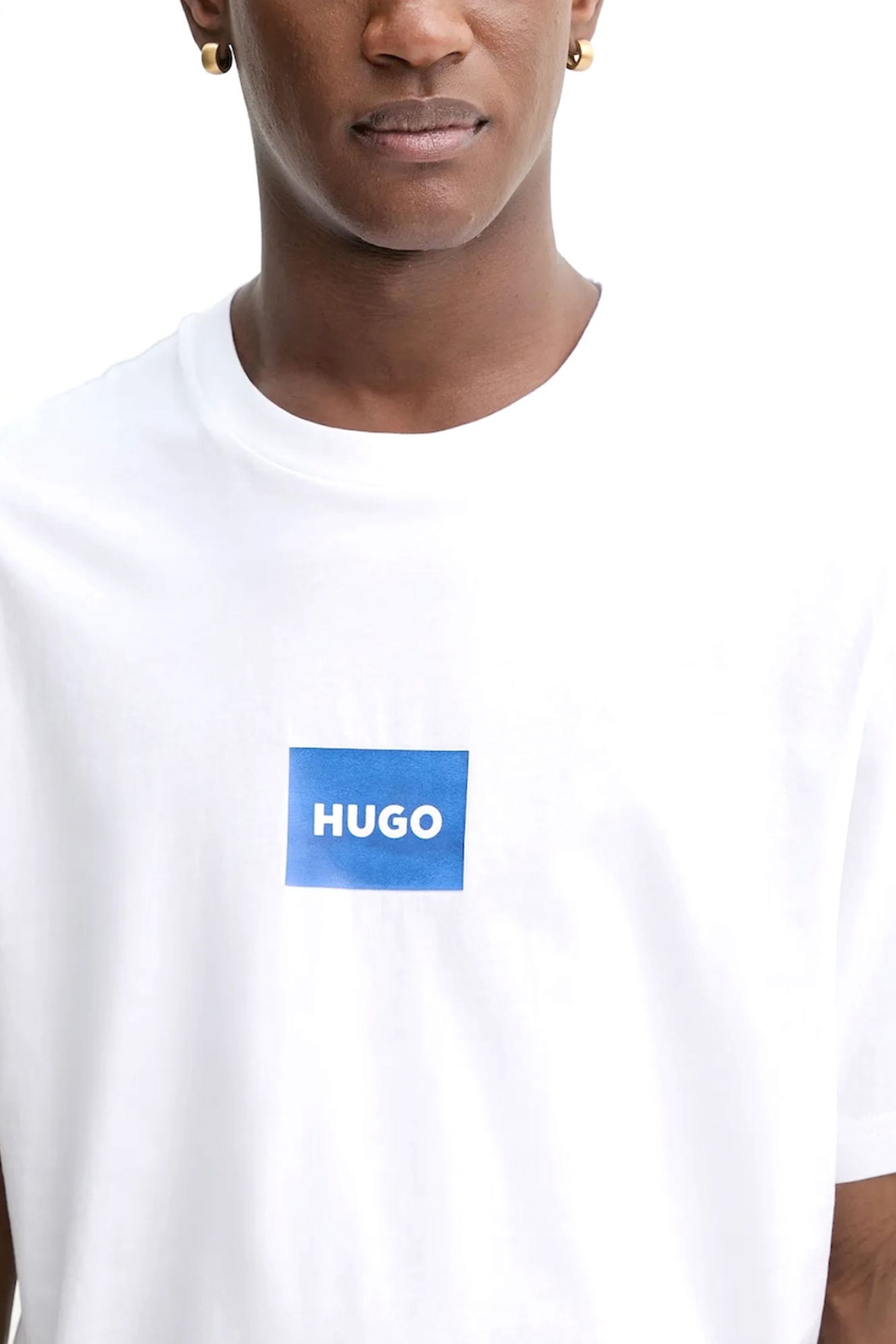 HUGO BLUE T-SHIRT NAYONIX ΛΕΥΚΟ