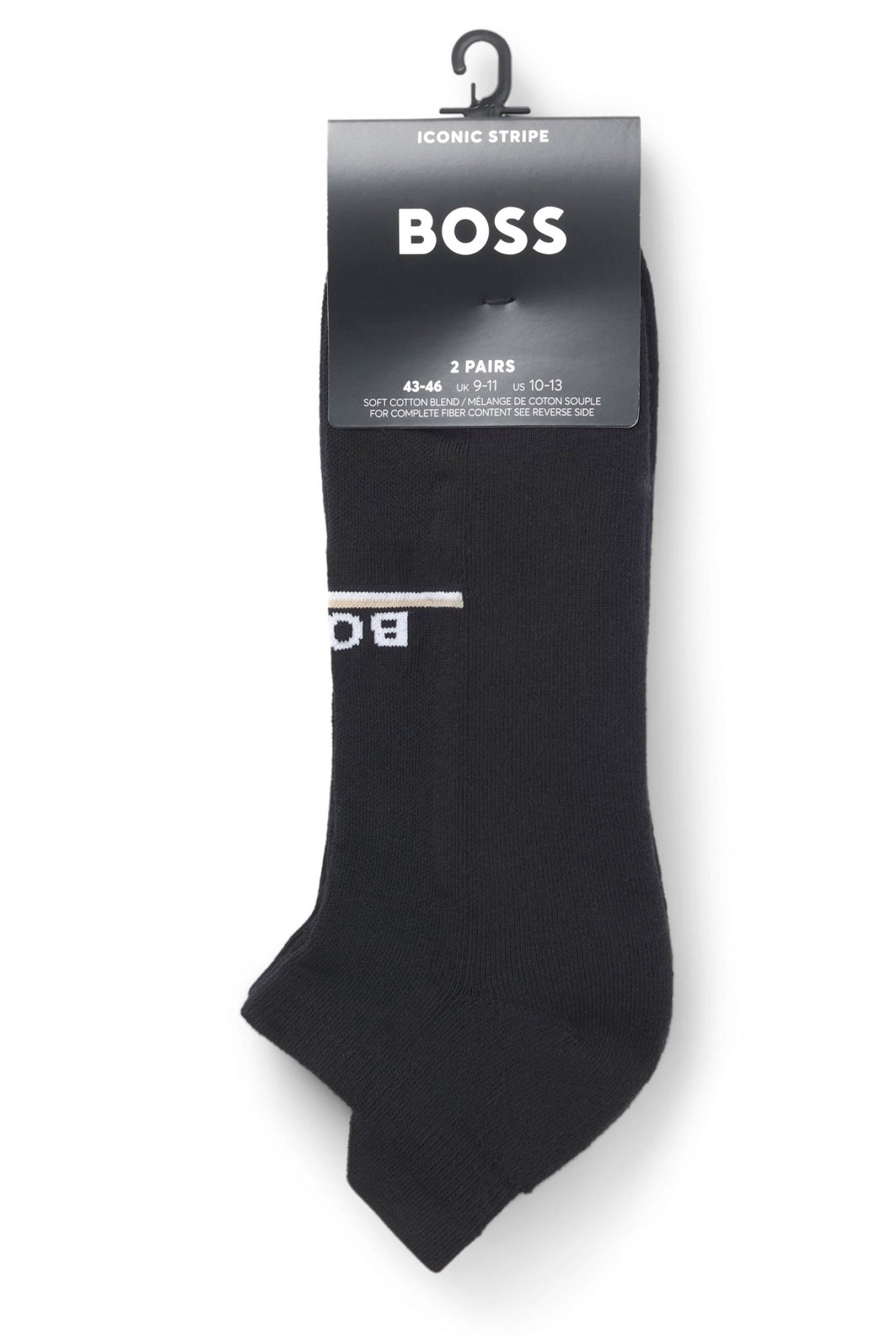 BOSS ΚΑΛΤΣΕΣ 2P AS ICONIC LOOP CC ΜΑΥΡΟ φωτογραφία