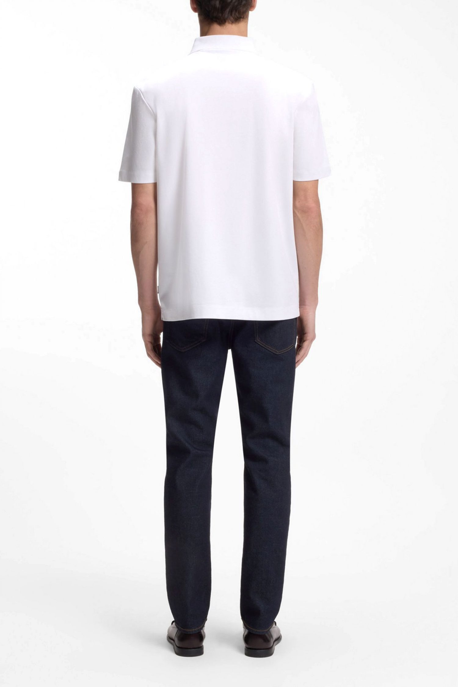 Men's Polo Shirts Boss White