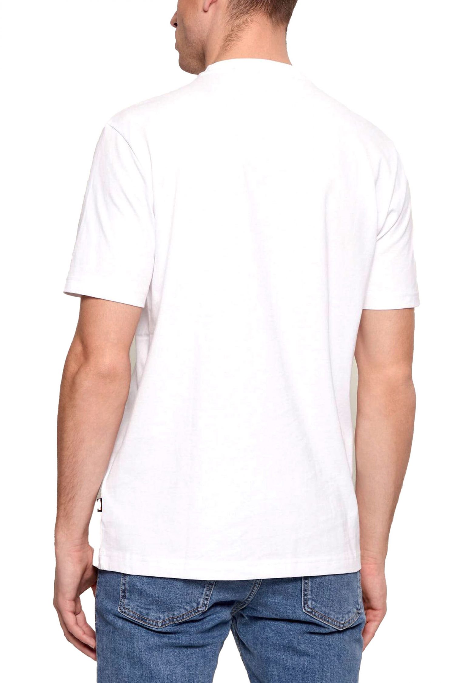 BOSS CASUAL T-SHIRT TE_INSIGNIA ΛΕΥΚΟ