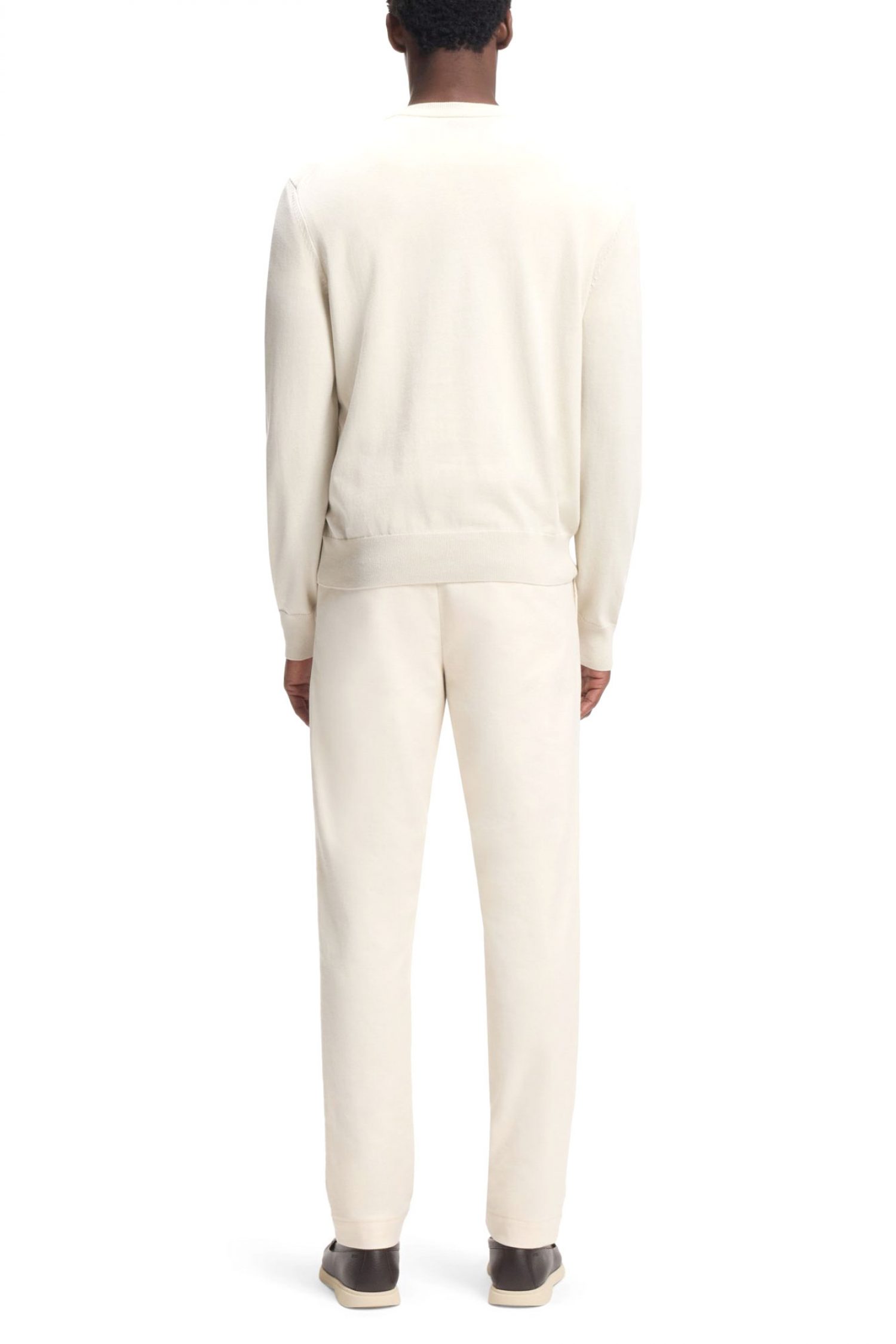 BOSS ΠΛΕΚΤΟ CREW NECK UPACAS-L ΕΚΡΟΥ φωτογραφία