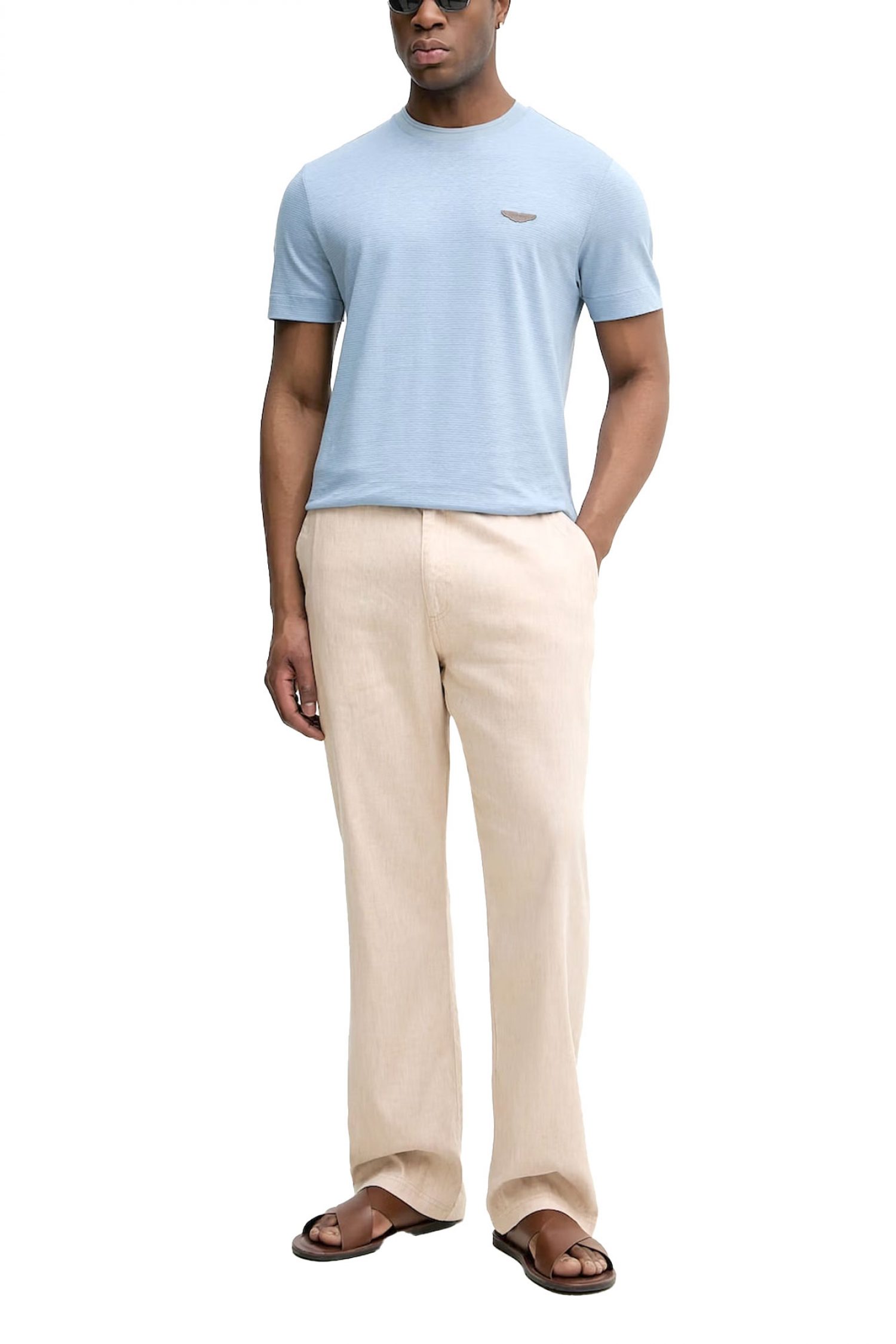 BOSS T-SHIRT C-TAUT 248_AM ΣΙΕΛ