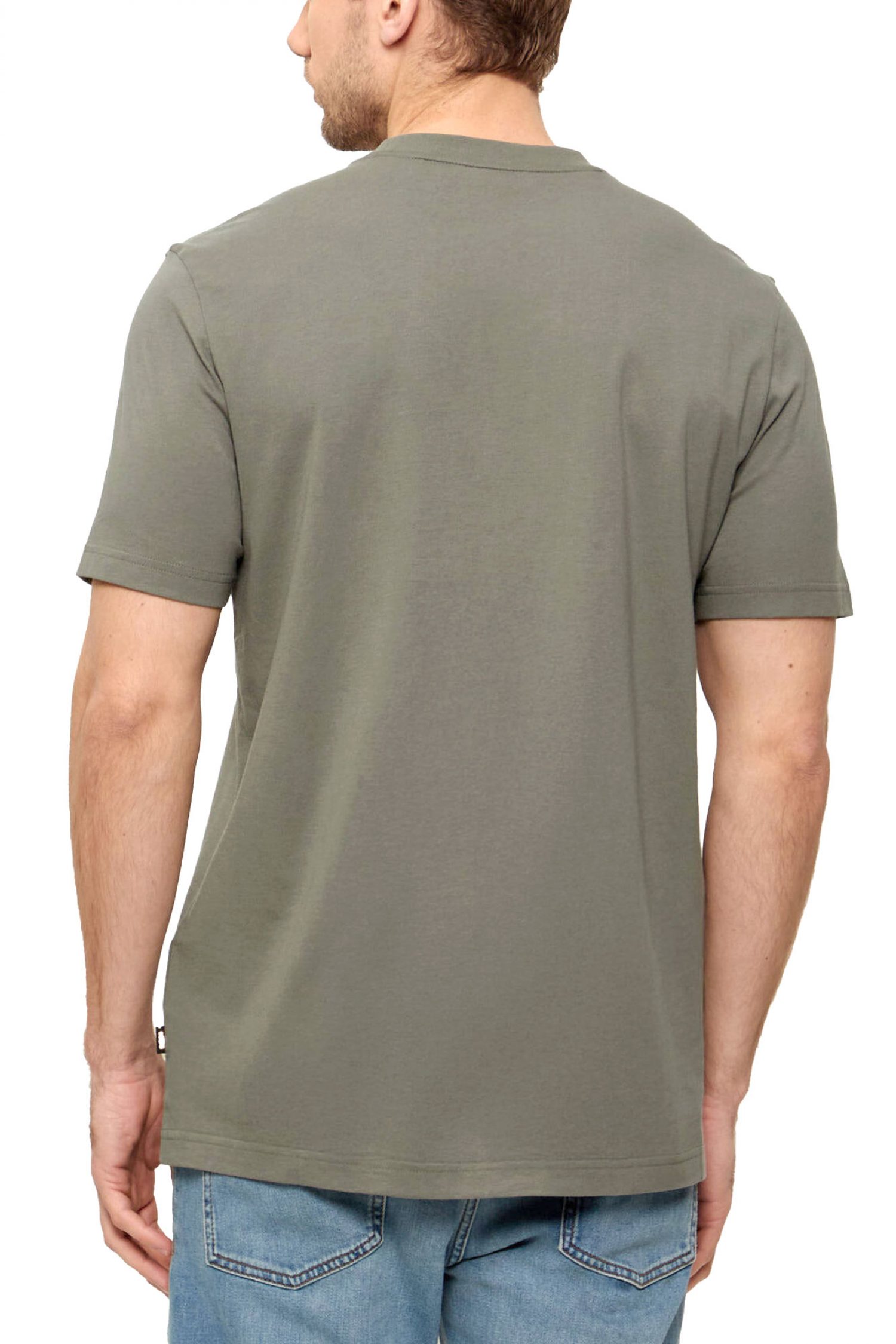 BOSS CASUAL T-SHIRT TE_DOBERBAN ΓΚΡΙ