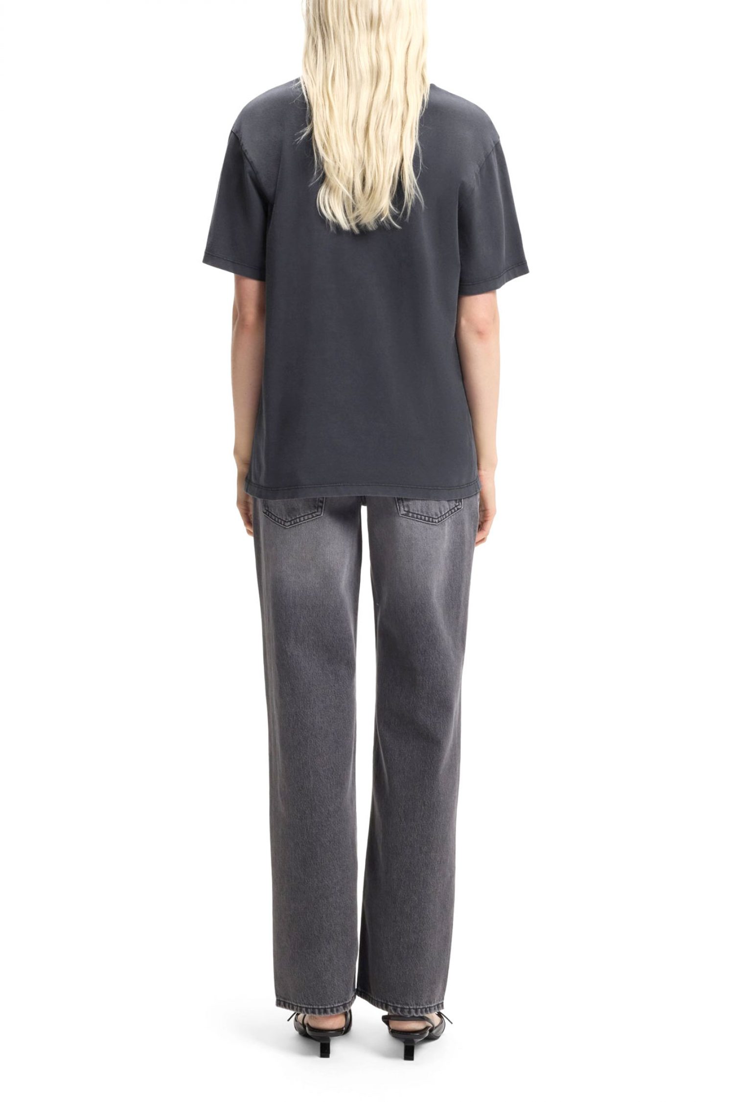 HUGO T-SHIRT VINTAGE TEE_22 LOGO ΜΑΥΡΟ