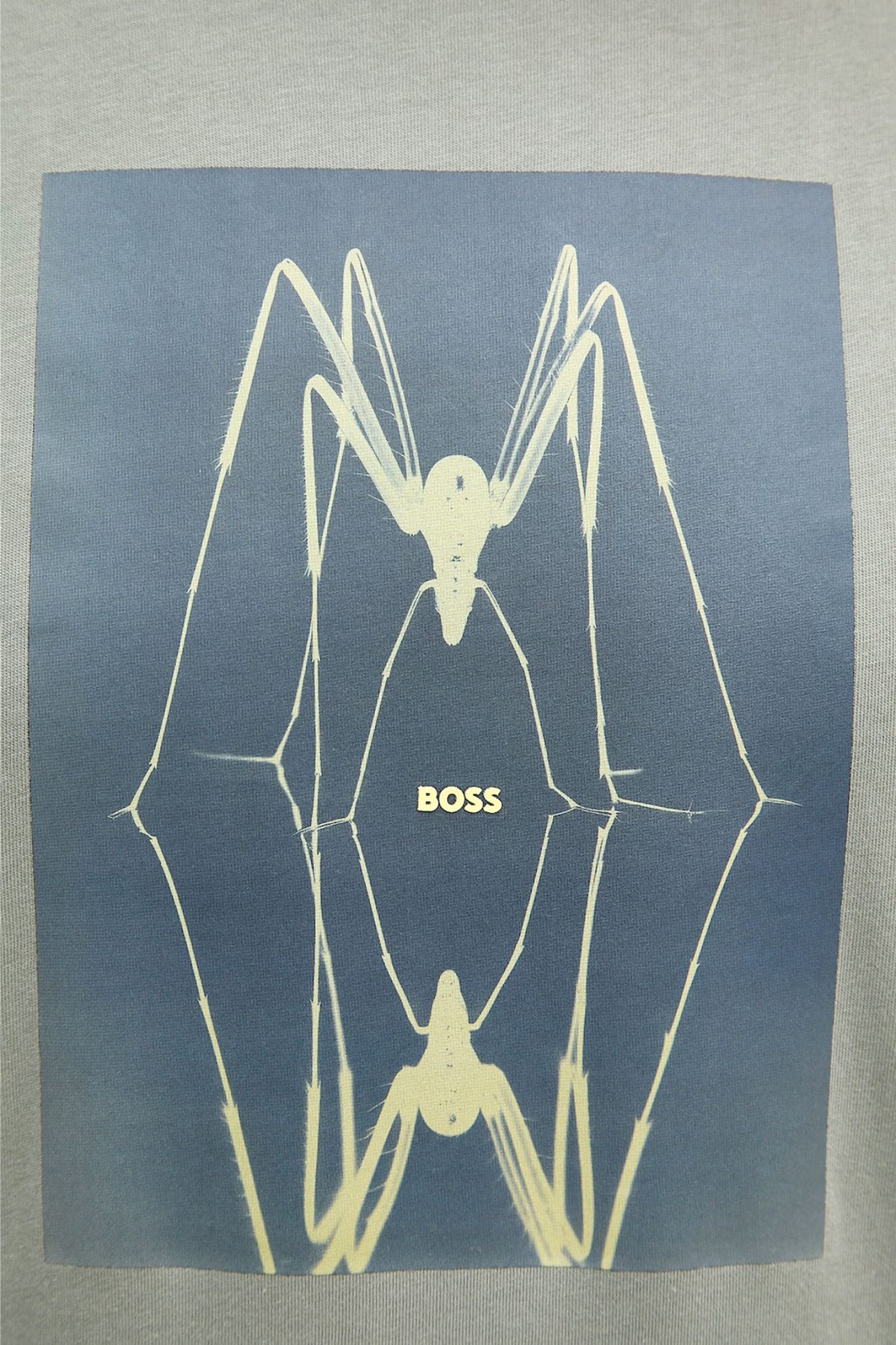 BOSS CASUAL T-SHIRT TE-CREATURE ΓΚΡΙ