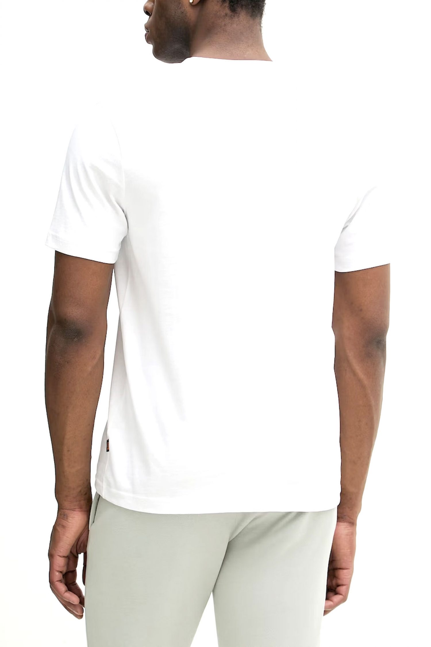 BOSS CASUAL T-SHIRT TE-CREATURE ΛΕΥΚΟ