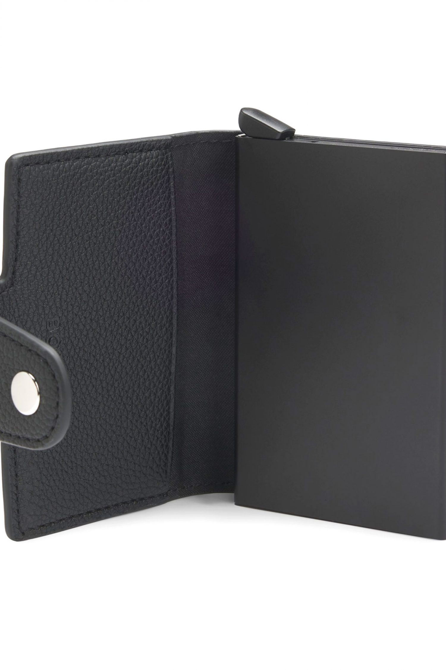 BOSS ΘΗΚΗ ΚΑΡΤΩΝ SMALL LEATHER GIFT SETS ΜΑΥΡΟ