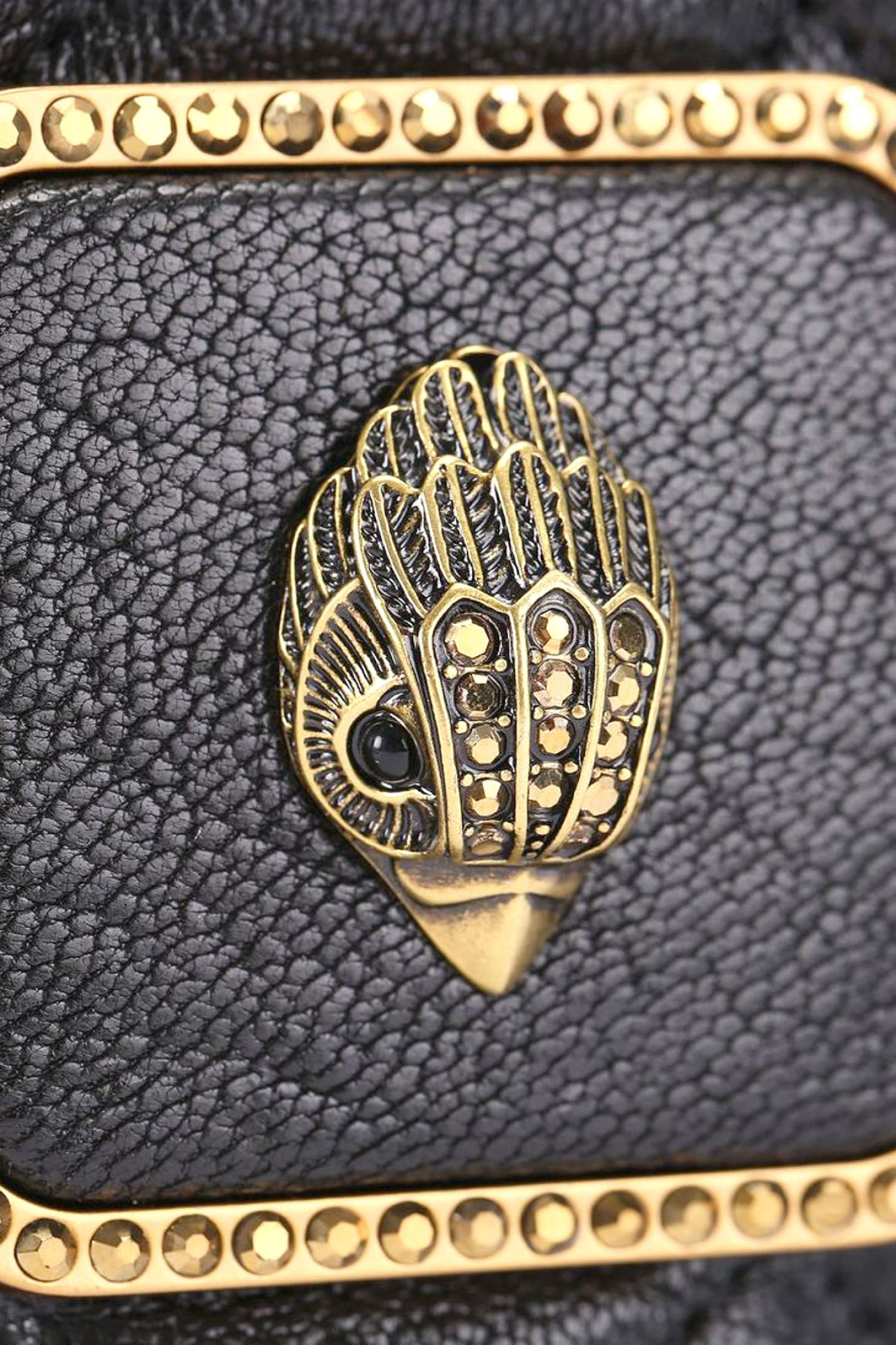 KURT GEIGER ΤΣΑΝΤΑKI CROSSBODY/ΩΜΟΥ FABRIC MΙΝΙ KENSINGTON KAΠΙΤΟΜΕ ΑΛΥΣΙΔΑ LOGO ΜΑΥΡΟ φωτογραφία