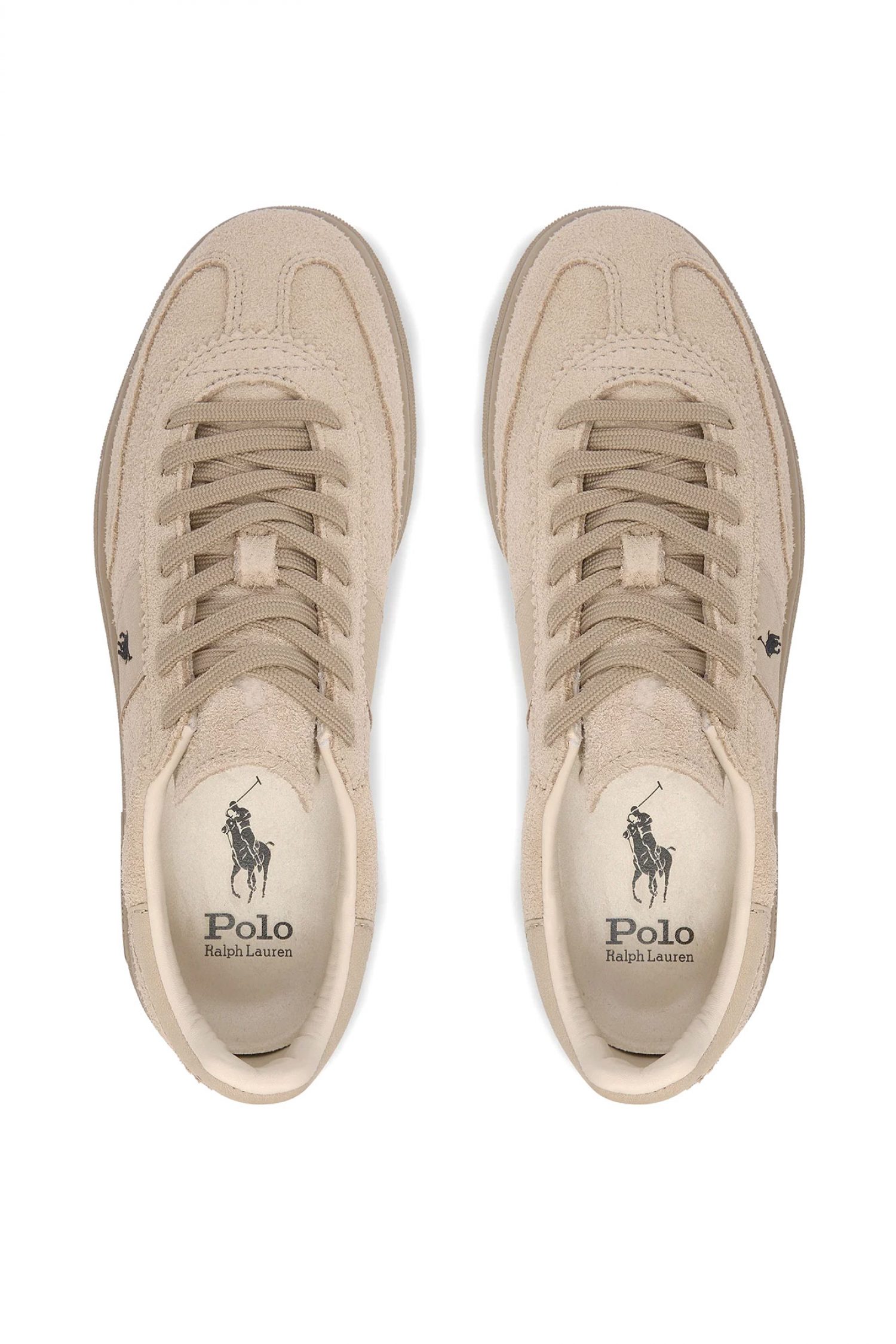 RALPH LAUREN ΠΑΠΟΥΤΣΙΑ SNEAKERS BEDFORD PP-SK-LTL MILKSHAKE ΜΠΕΖ