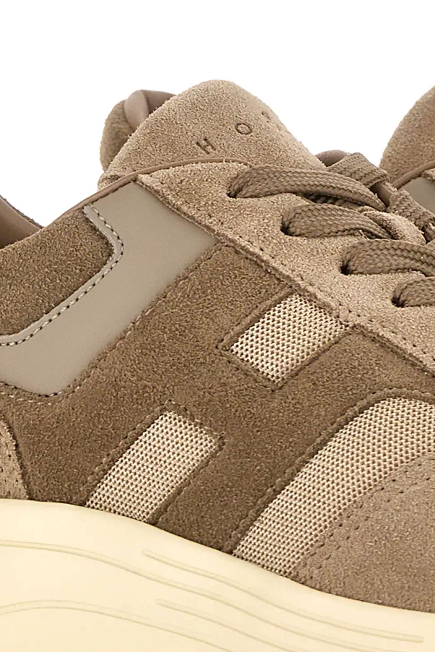 HOGAN ΠΑΠΟΥΤΣΙΑ SNEAKERS HYPERLIGHT ALLAC NUOVA ΔΕΡΜΑ ΜΠΕΖ